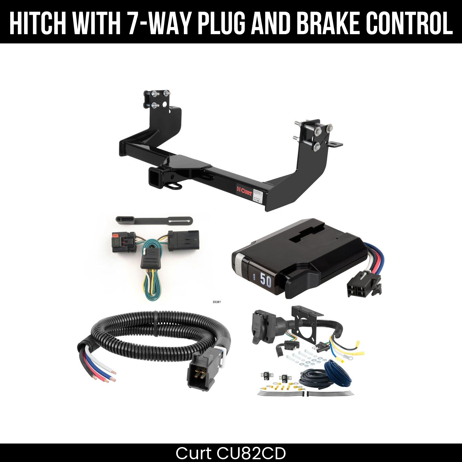 Trailer Hitch , 7-Way , TriFlex NEXT Brake Control