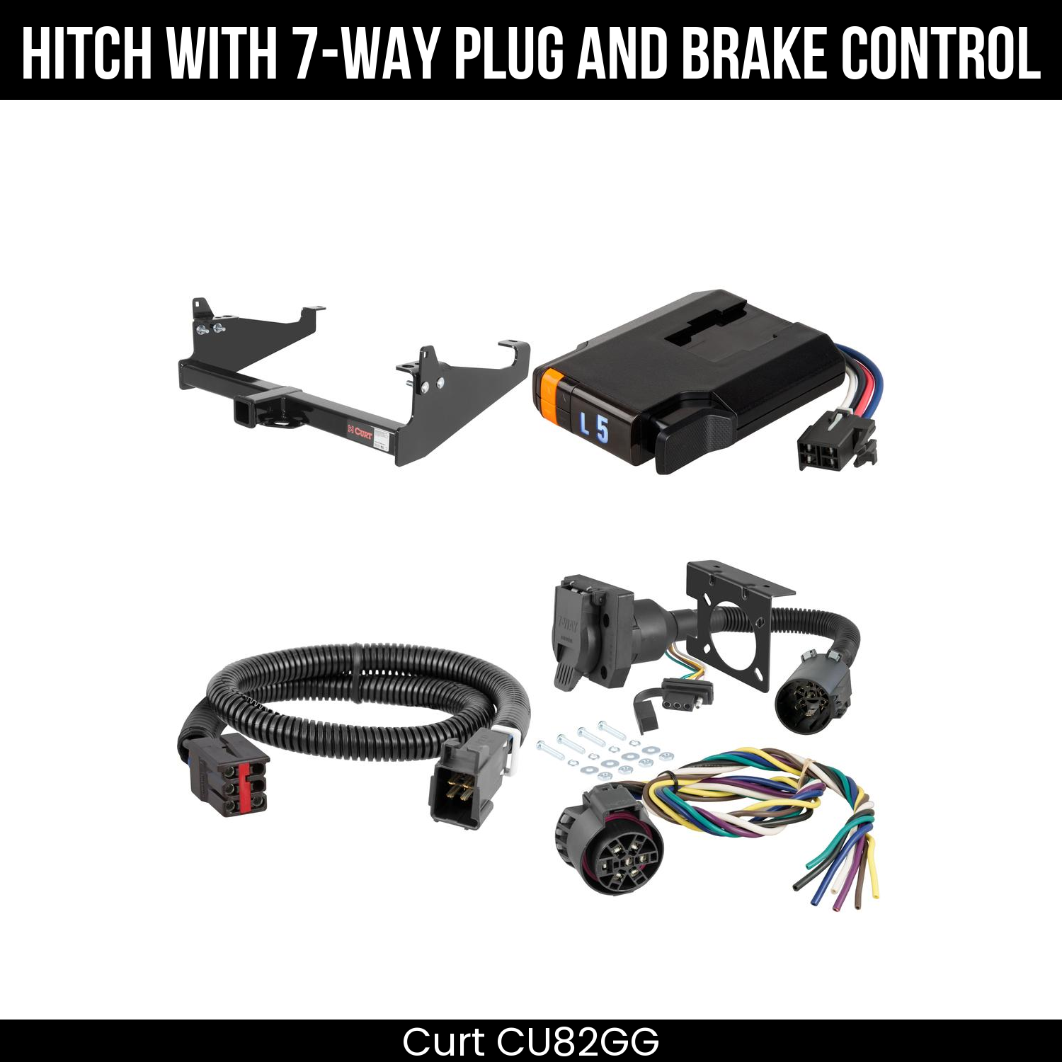 Trailer Hitch , 7-Way , Discovery Next Brake Control