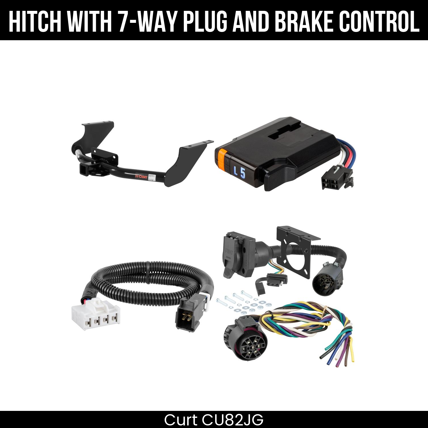 Trailer Hitch , 7-Way , Discovery Next Brake Control