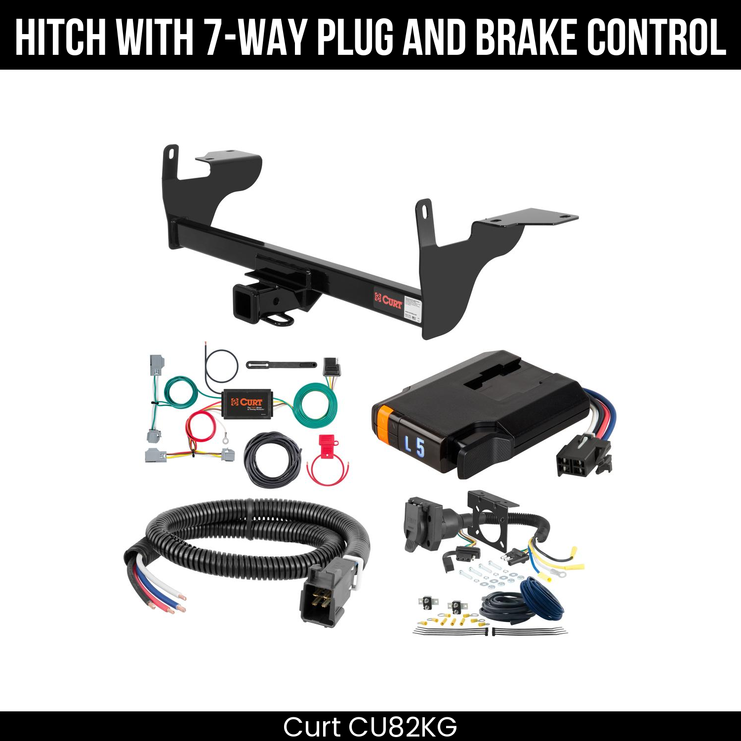 Trailer Hitch , 7-Way , Discovery Next Brake Control