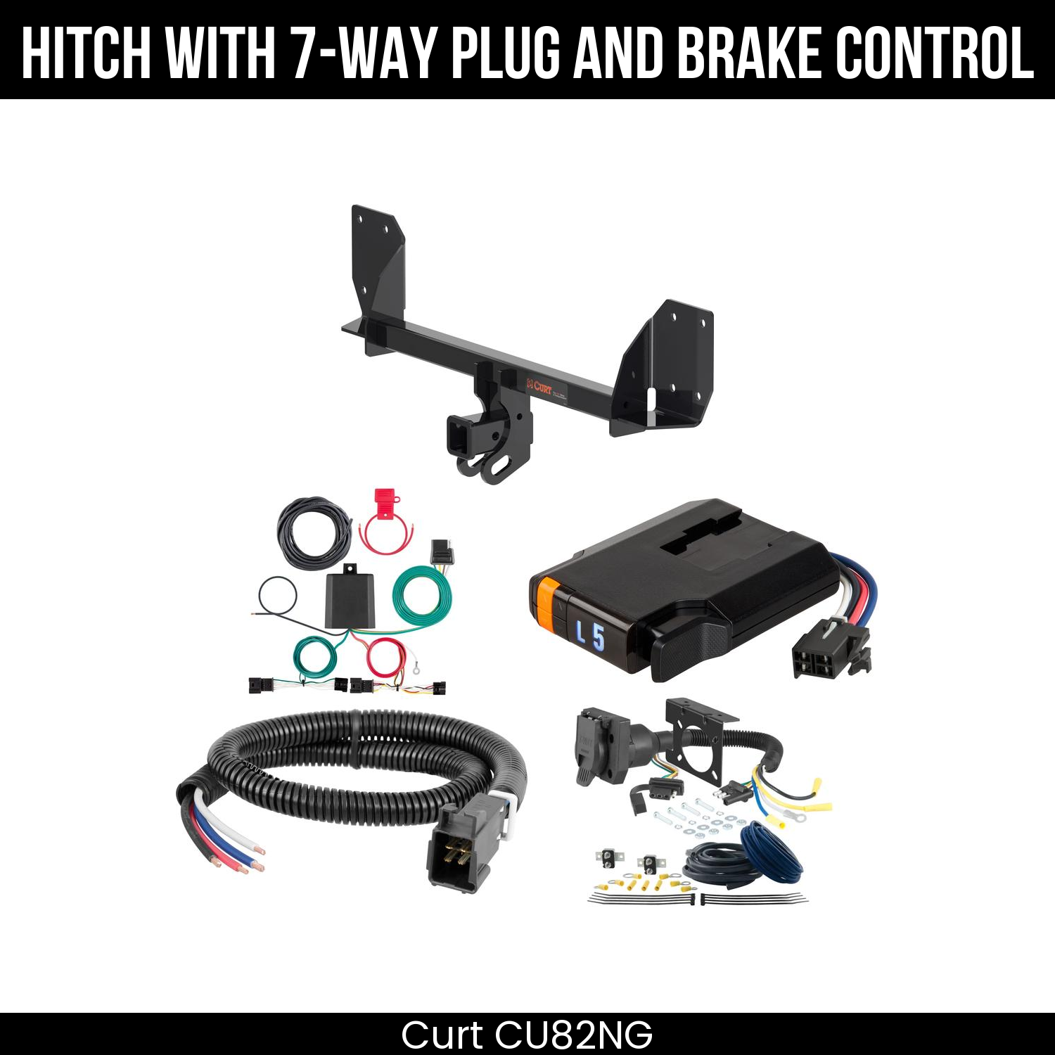 Trailer Hitch , 7-Way , Discovery Next Brake Control
