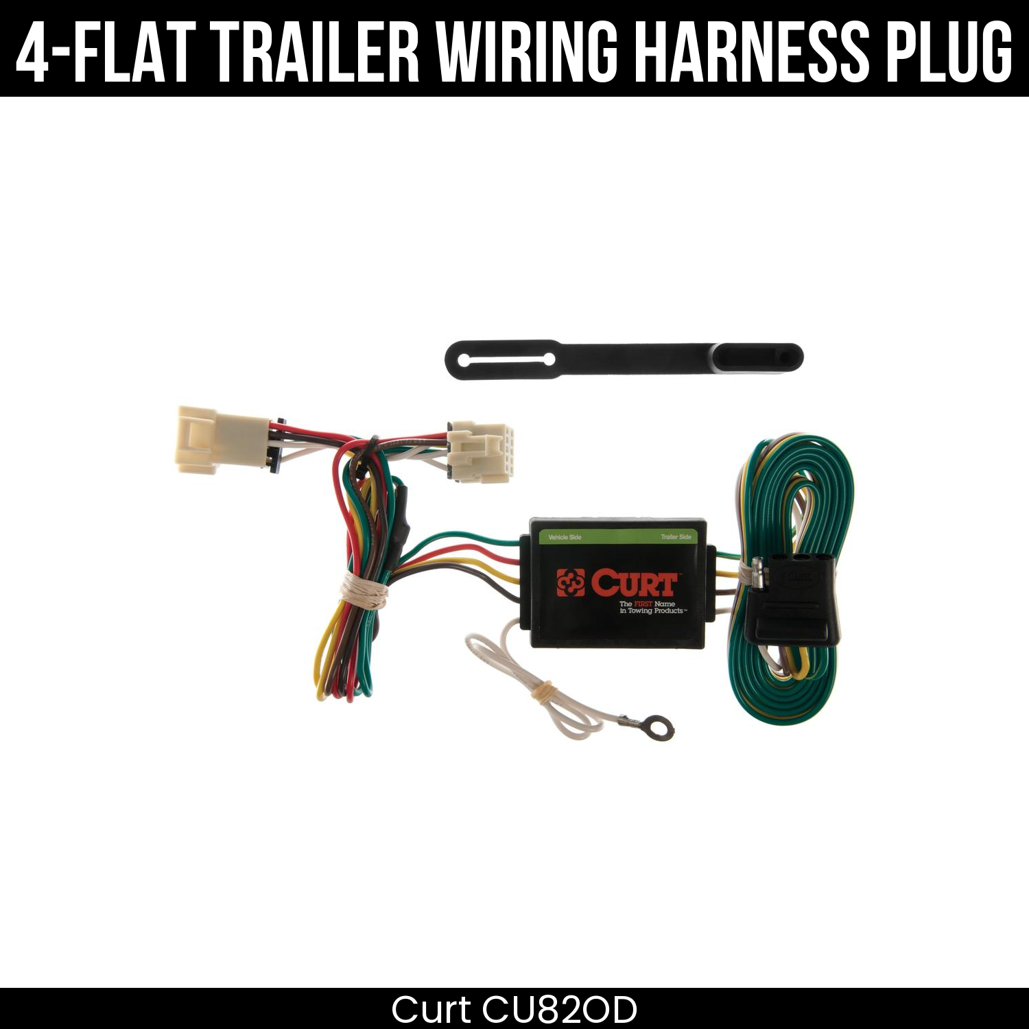 Trailer Wiring 4-Flat Plug Only