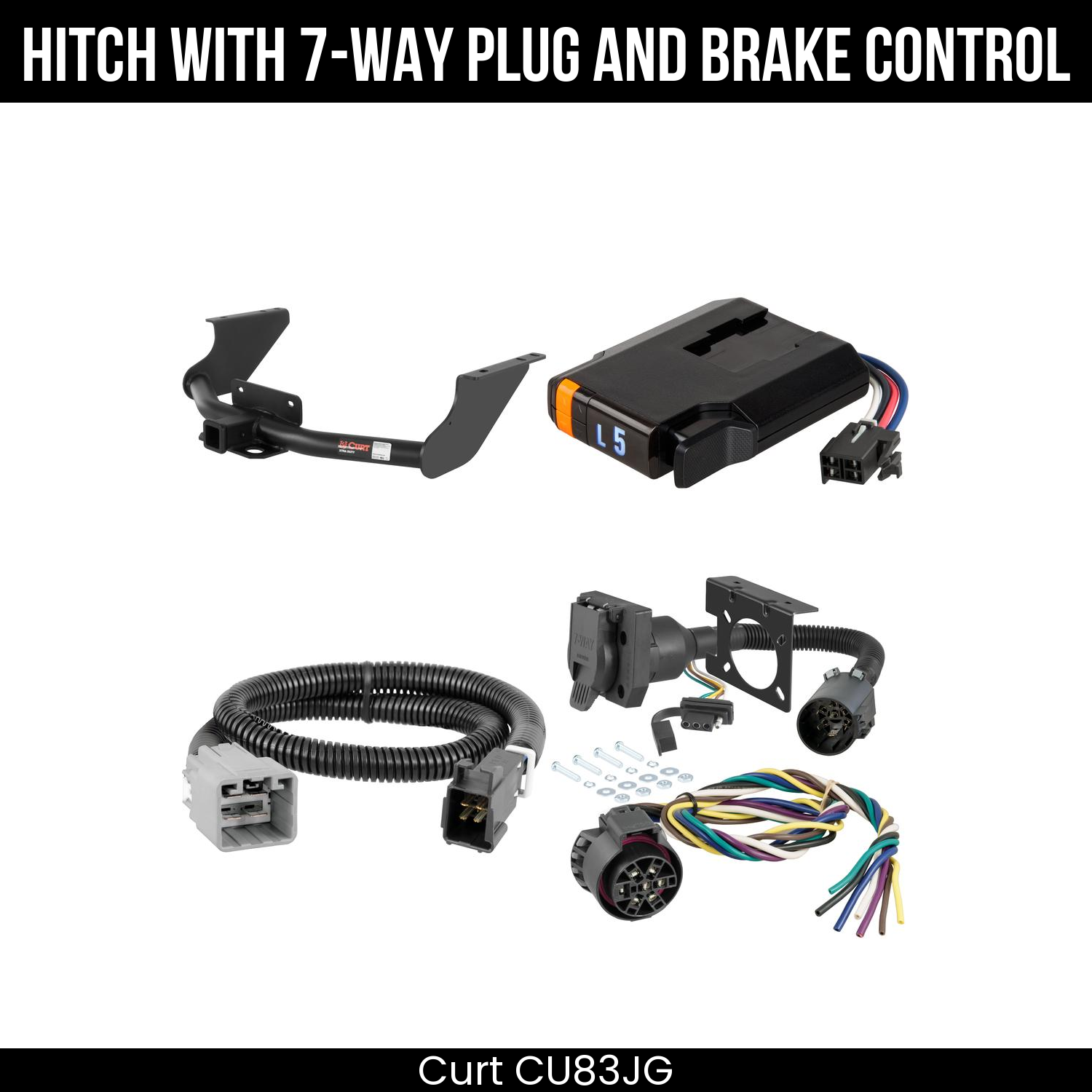 Trailer Hitch , 7-Way , Discovery Next Brake Control