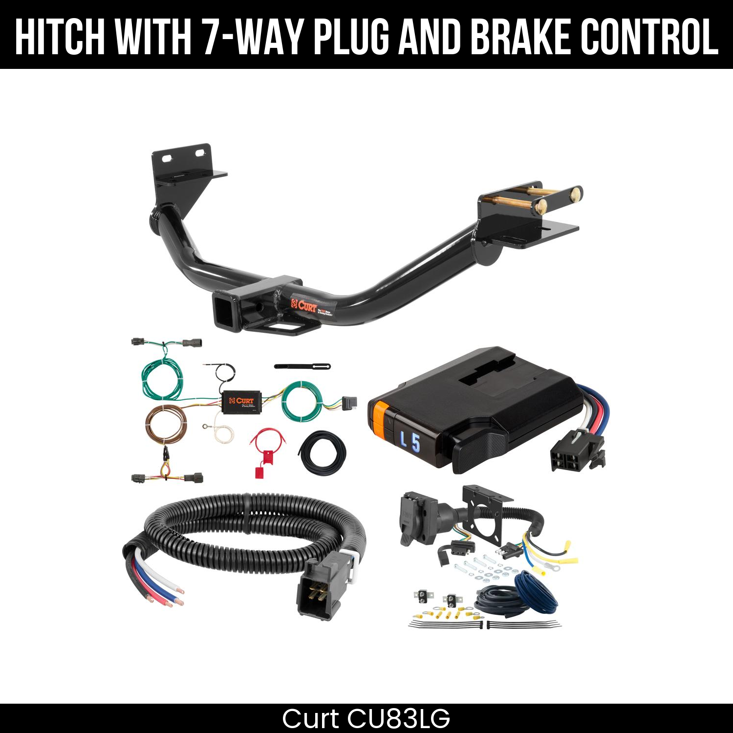 Trailer Hitch , 7-Way , Discovery Next Brake Control