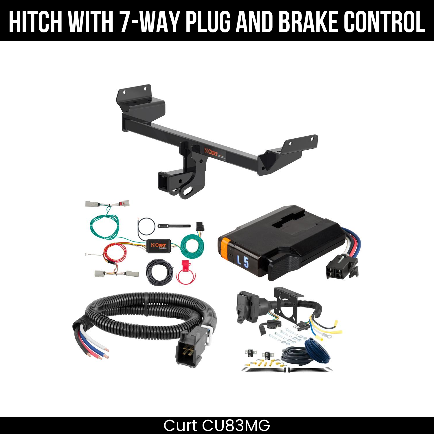 Trailer Hitch , 7-Way , Discovery Next Brake Control