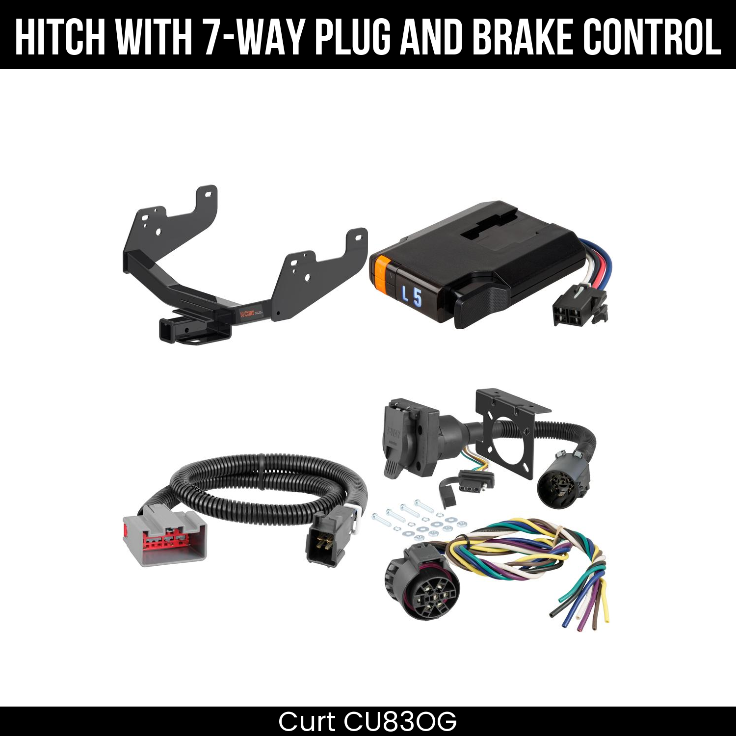 Trailer Hitch , 7-Way , Discovery Next Brake Control