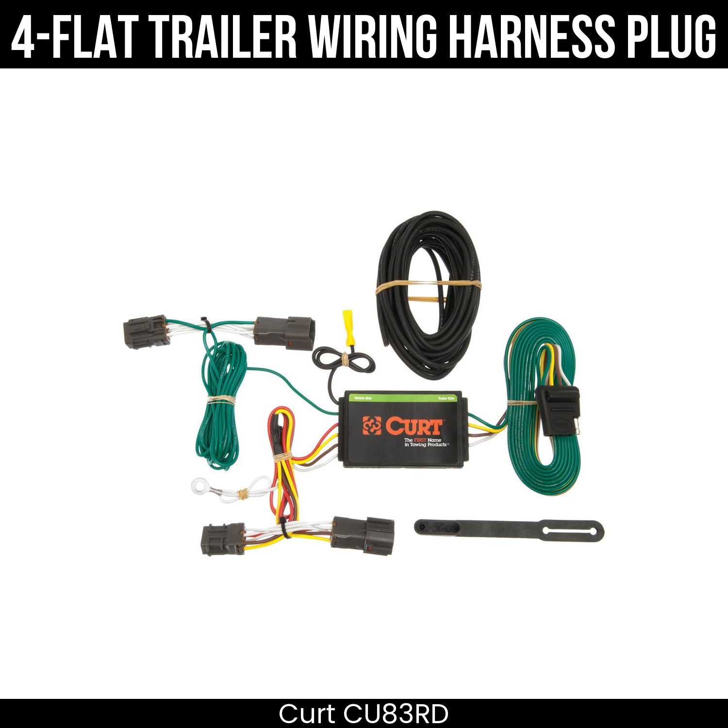 Trailer Wiring 4-Flat Plug Only