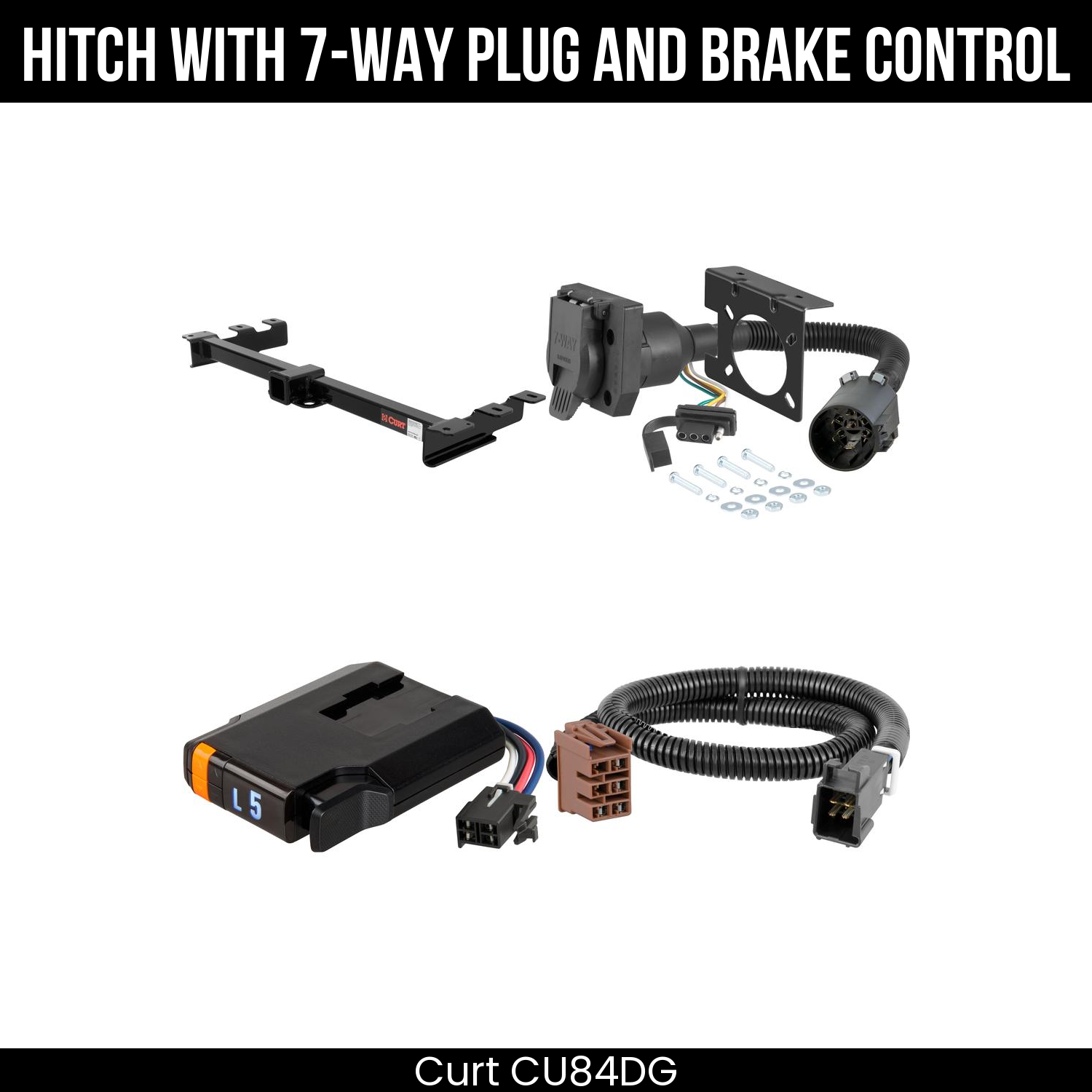 Trailer Hitch , 7-Way , Discovery Next Brake Control