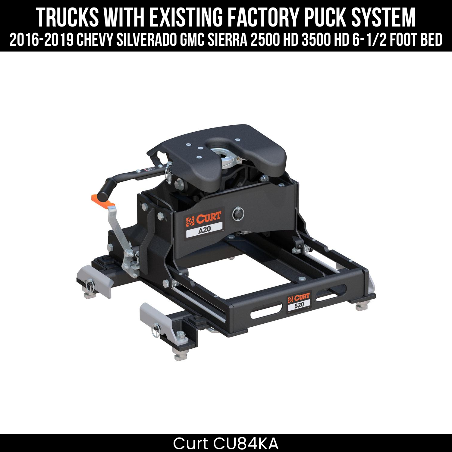 Puck 5th Wheel Roller Adapter,A20 5th Wheel Hitch Head,S20 5th Wheel Slider 20K