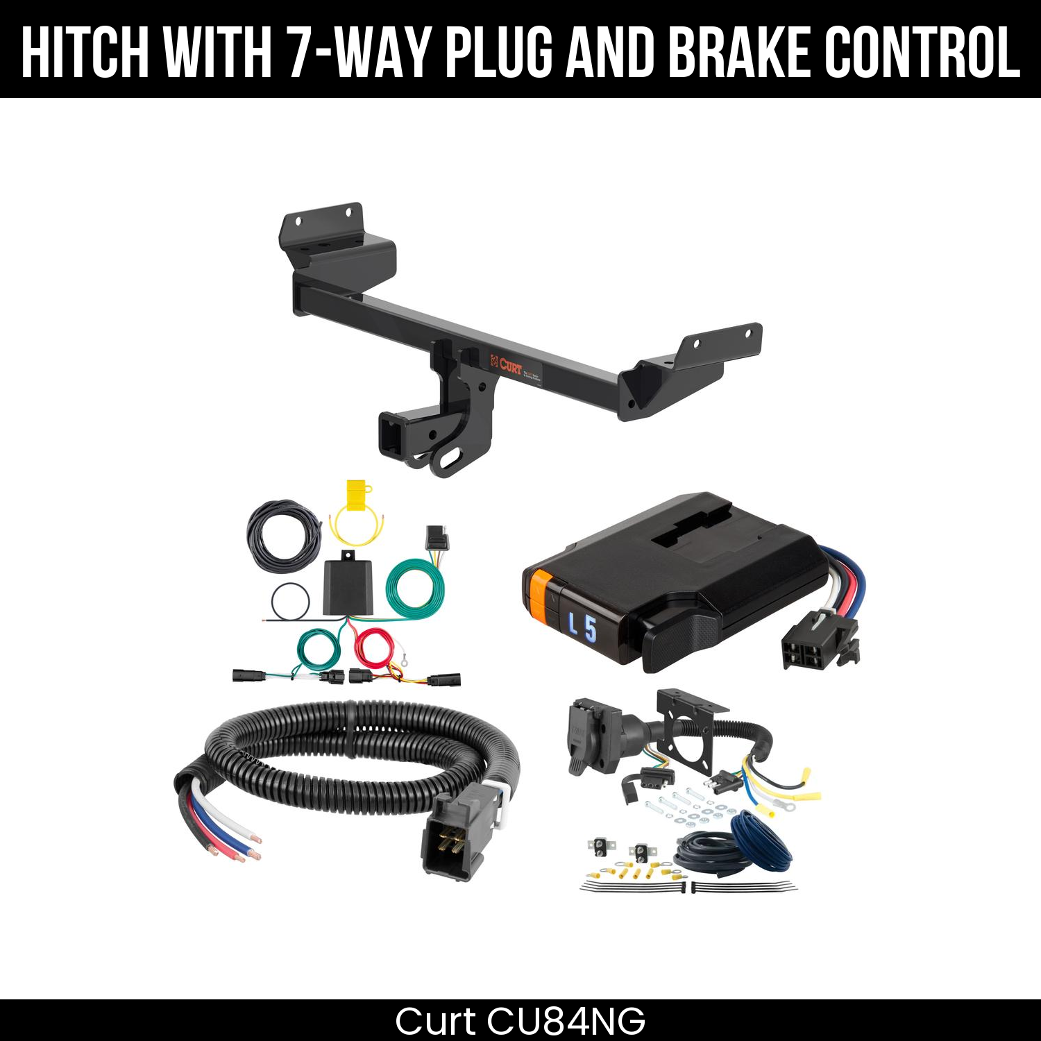 Trailer Hitch , 7-Way , Discovery Next Brake Control