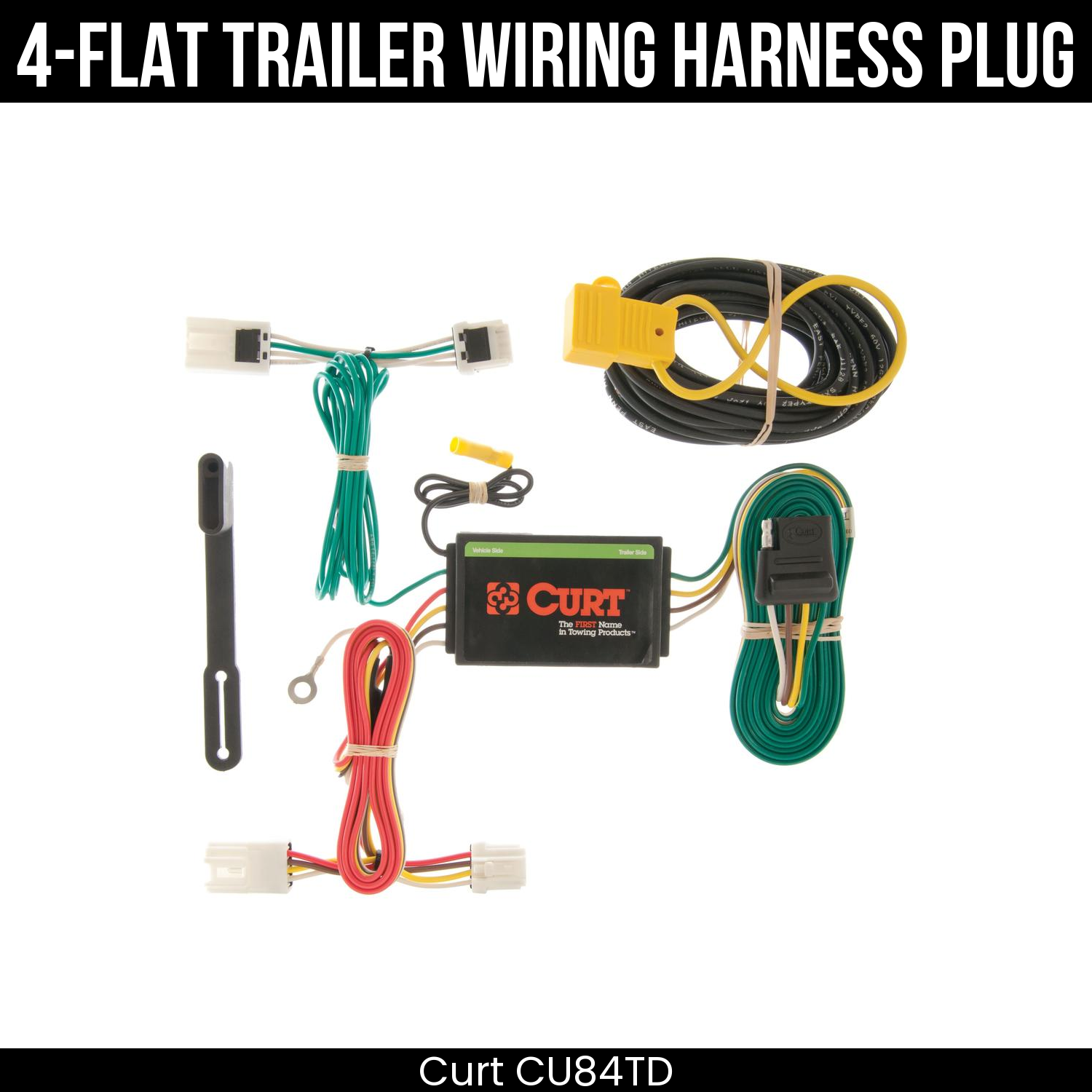 Trailer Wiring 4-Flat Plug Only