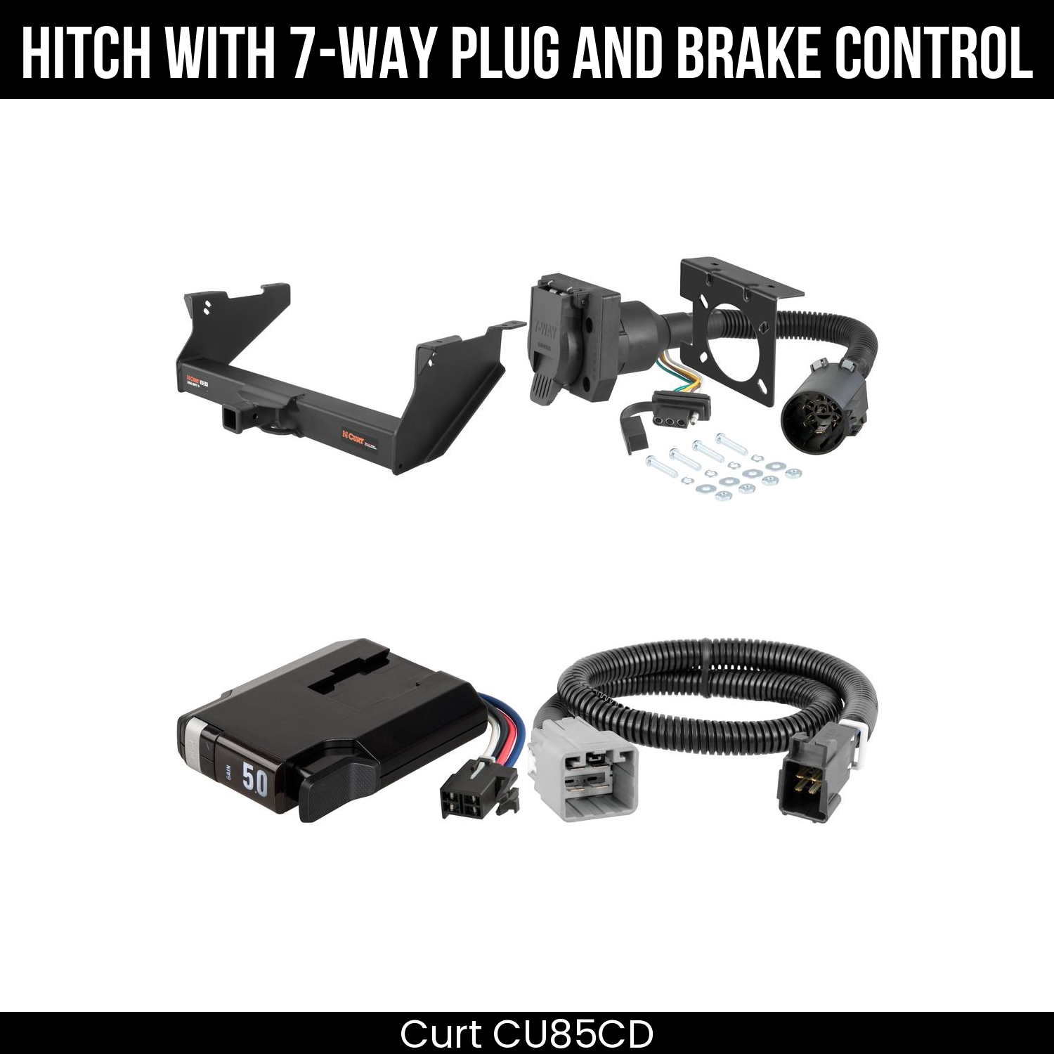 Trailer Hitch , 7-Way , TriFlex NEXT Brake Control