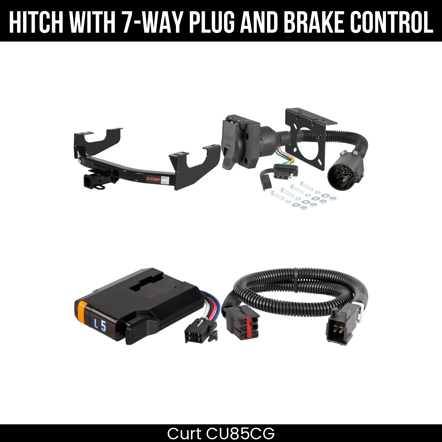 Trailer Hitch , 7-Way , Discovery Next Brake Control