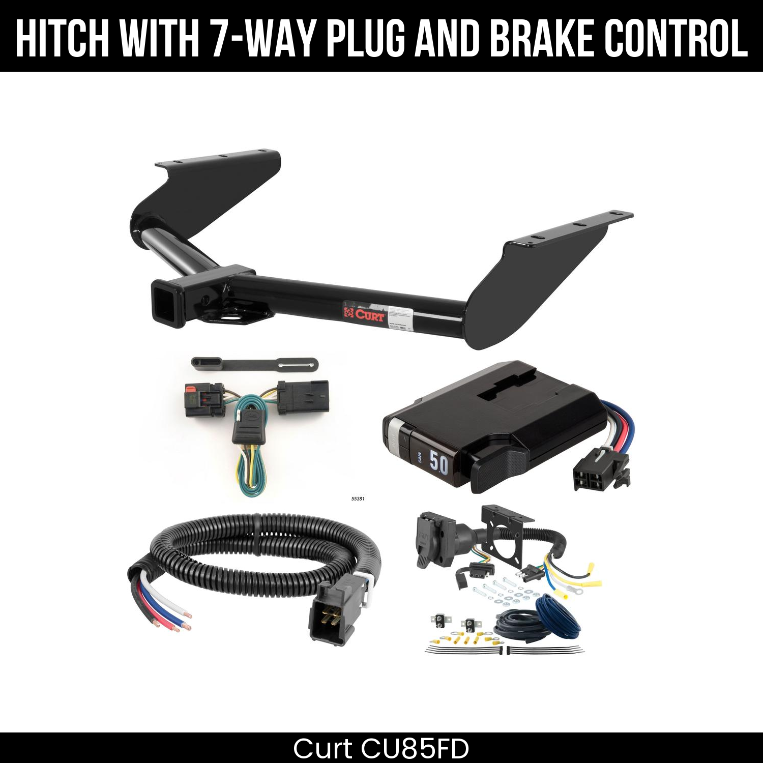 Trailer Hitch , 7-Way , TriFlex NEXT Brake Control