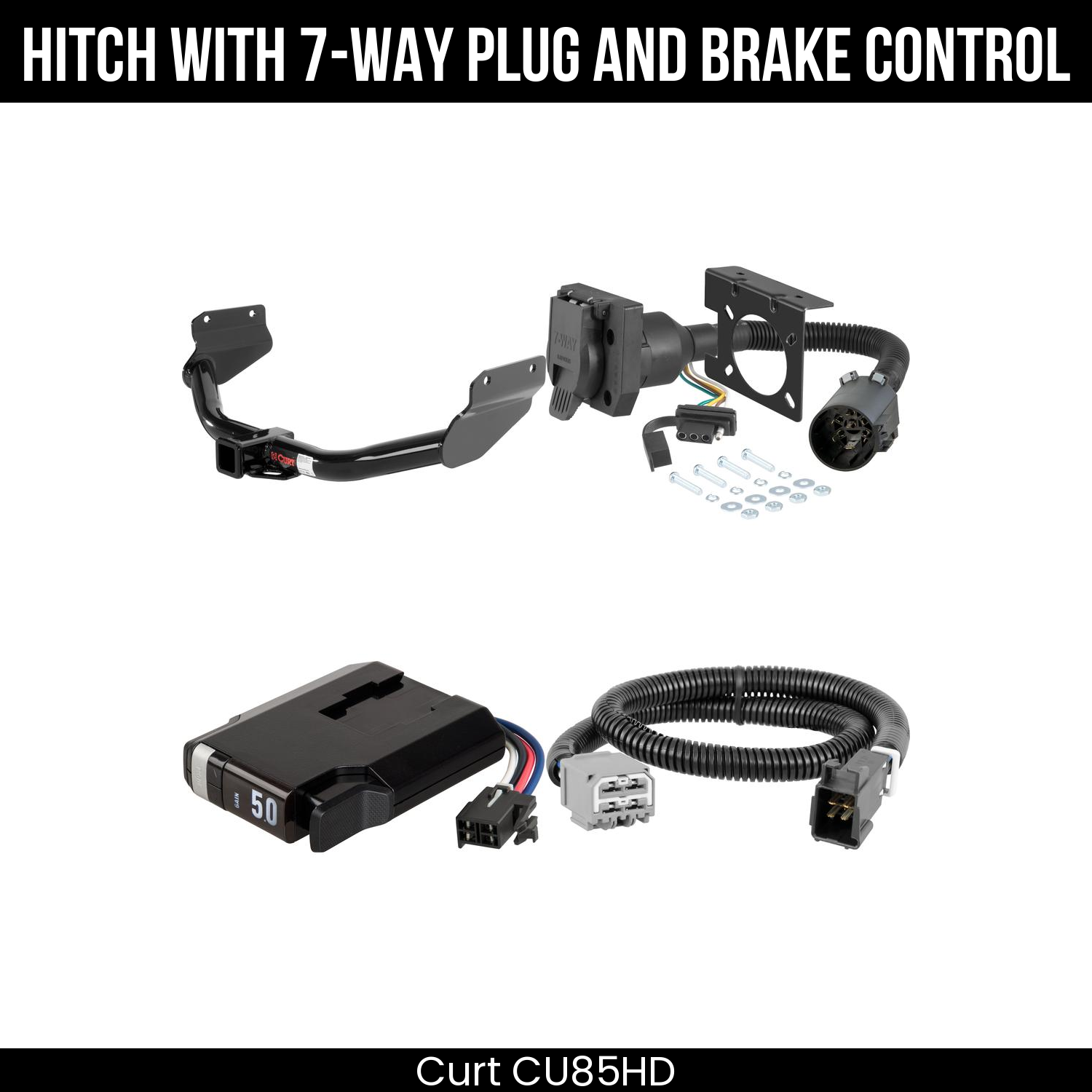 Trailer Hitch , 7-Way , TriFlex NEXT Brake Control