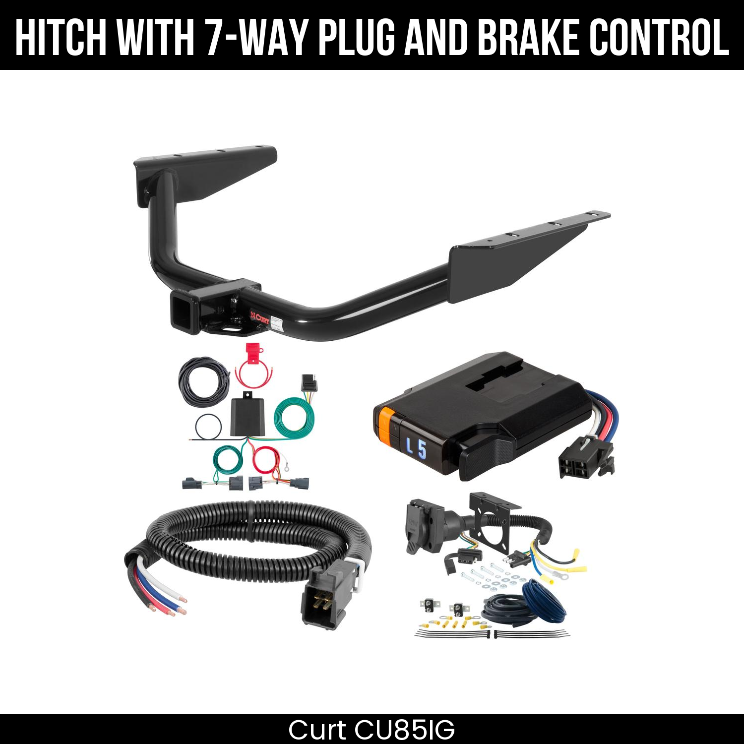 Trailer Hitch , 7-Way , Discovery Next Brake Control