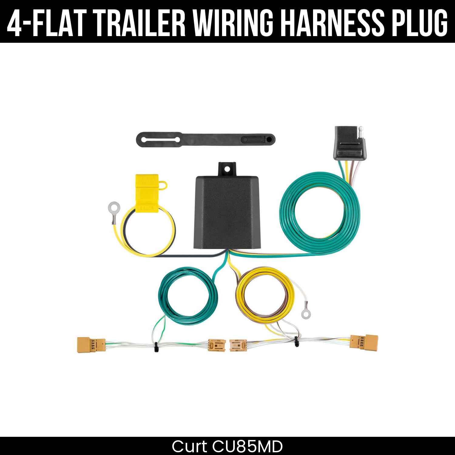 Trailer Wiring 4-Flat Plug Only