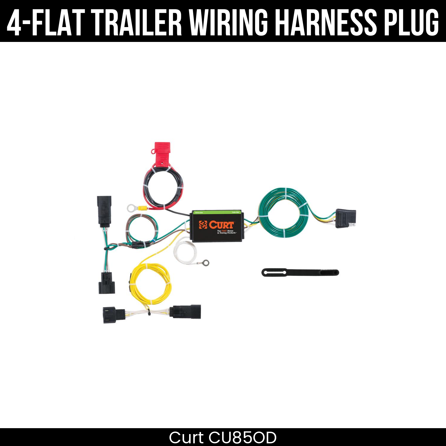 Trailer Wiring 4-Flat Plug Only