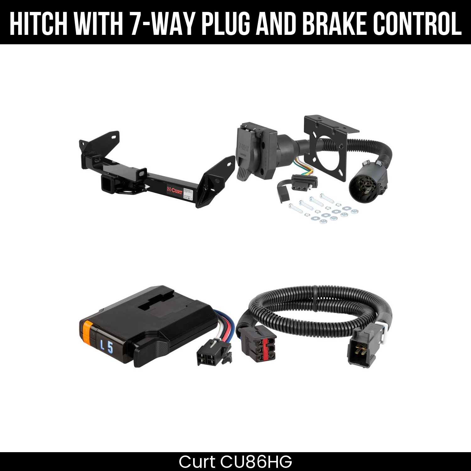 Trailer Hitch , 7-Way , Discovery Next Brake Control