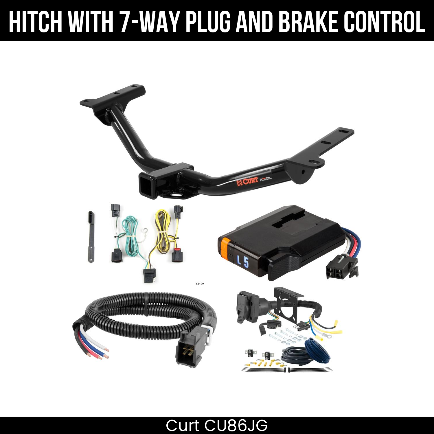 Trailer Hitch , 7-Way , Discovery Next Brake Control