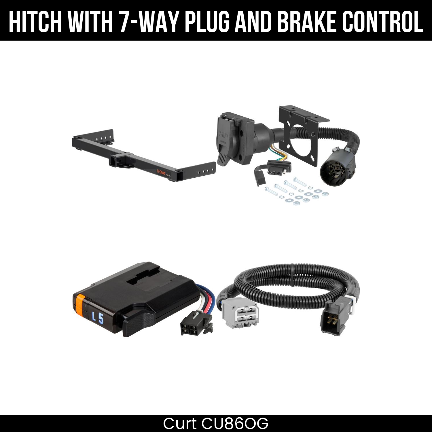 Trailer Hitch , 7-Way , Discovery Next Brake Control