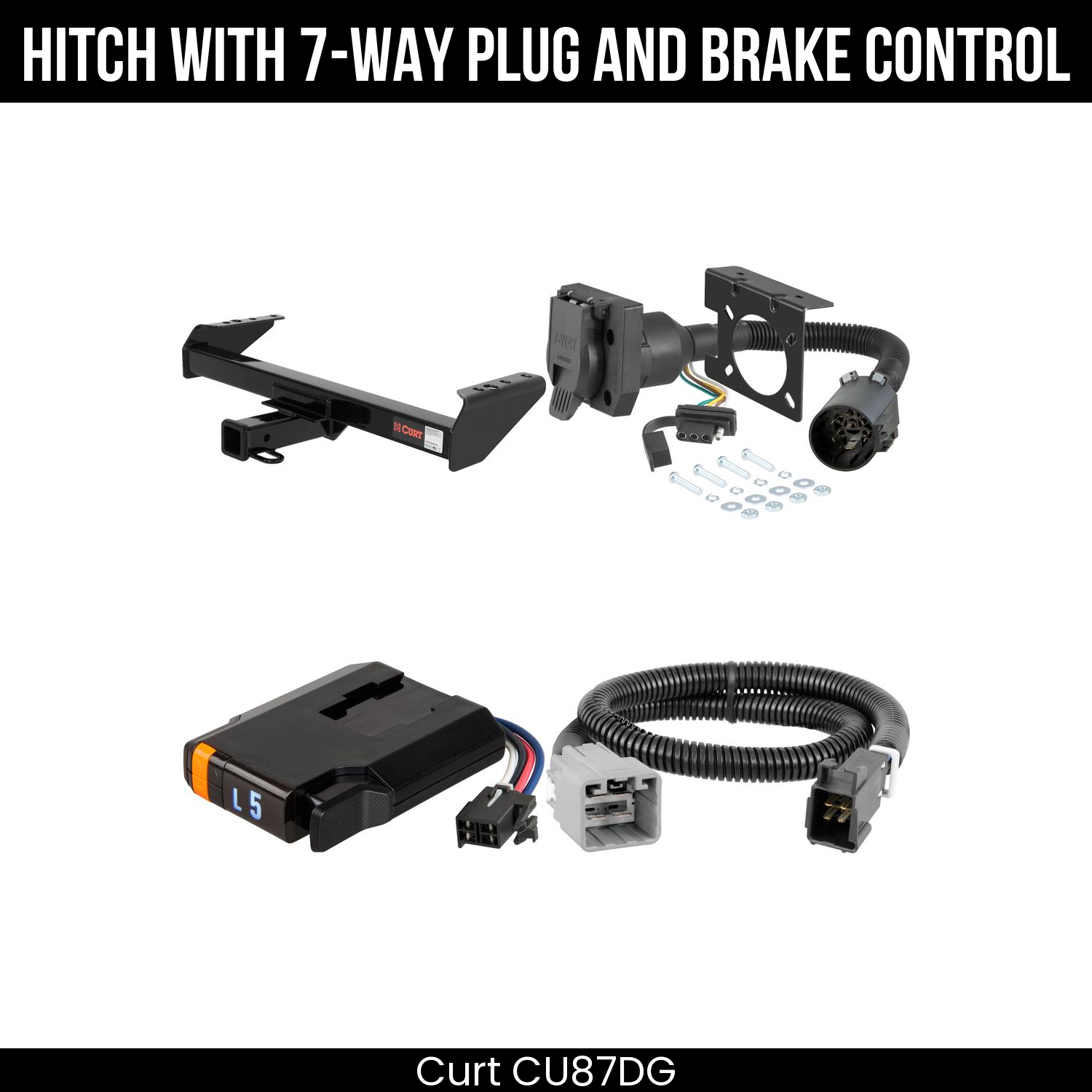 Trailer Hitch , 7-Way , Discovery Next Brake Control