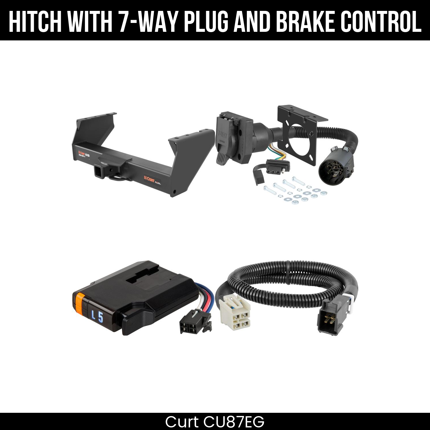 Trailer Hitch , 7-Way , Discovery Next Brake Control