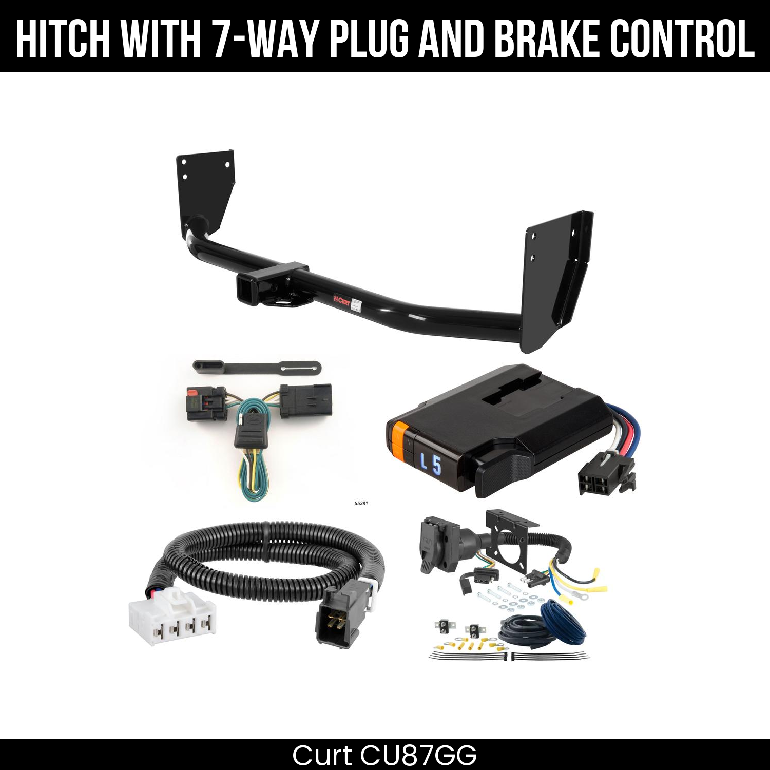 Trailer Hitch , 7-Way , Discovery Next Brake Control