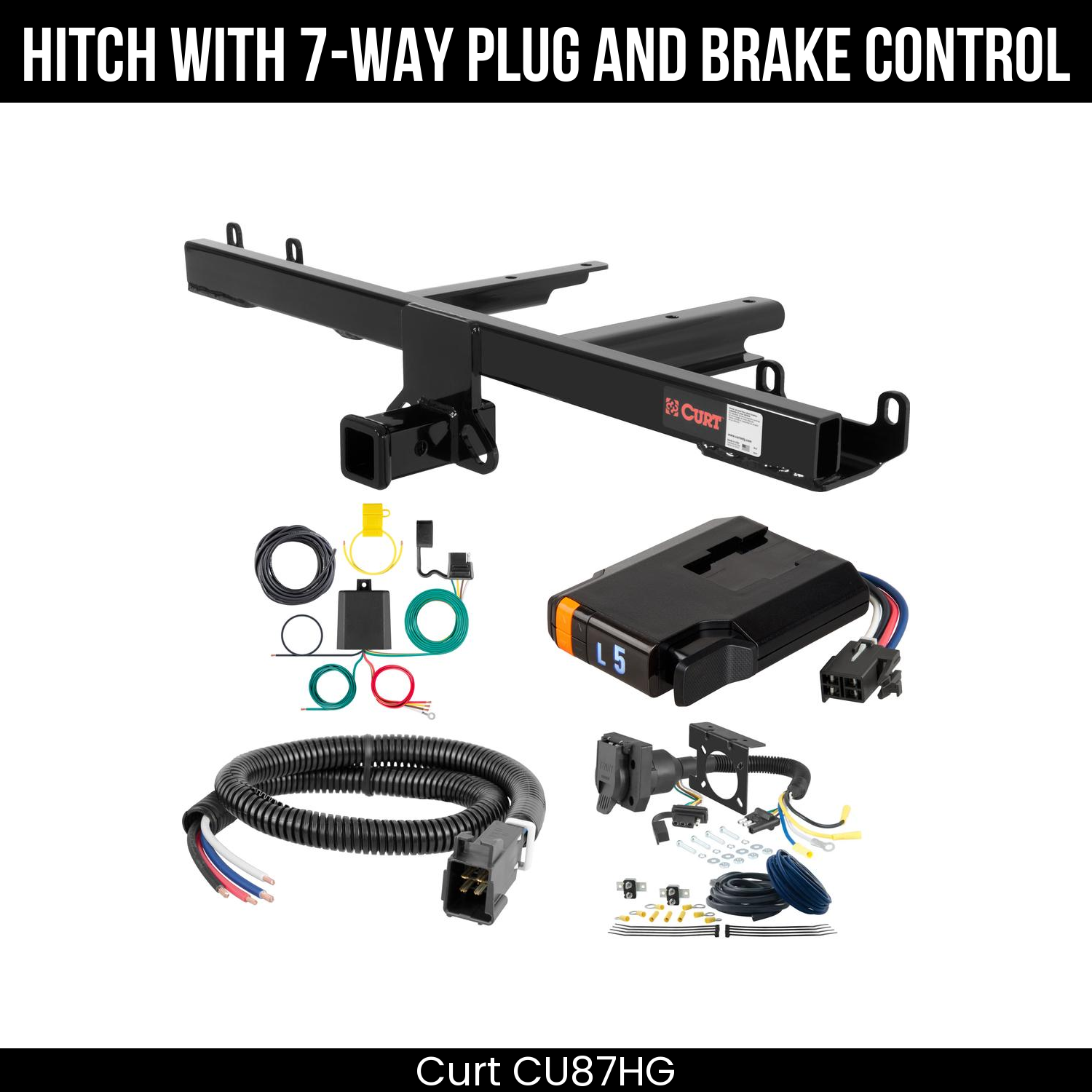 Trailer Hitch , 7-Way , Discovery Next Brake Control