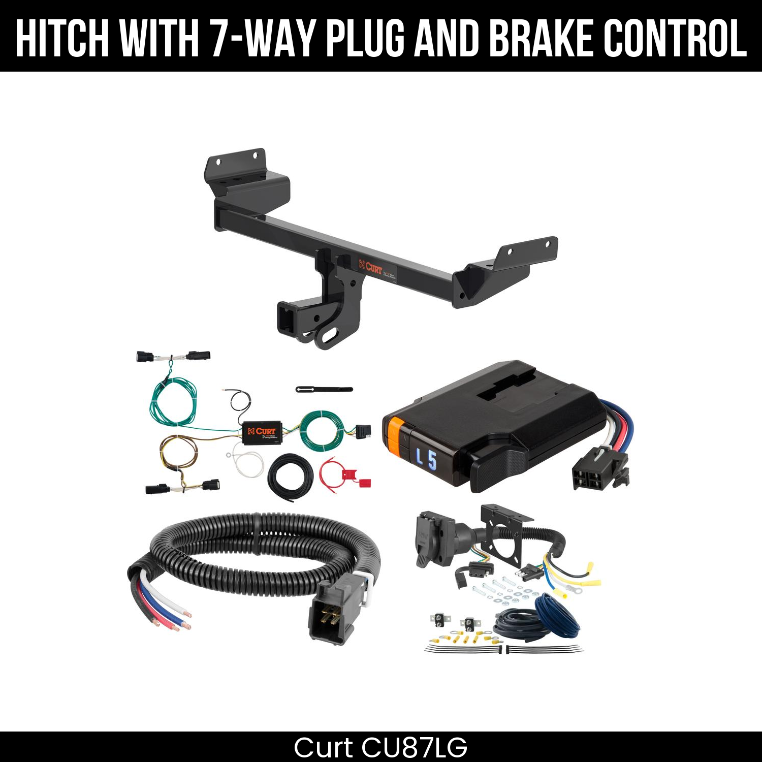 Trailer Hitch , 7-Way , Discovery Next Brake Control
