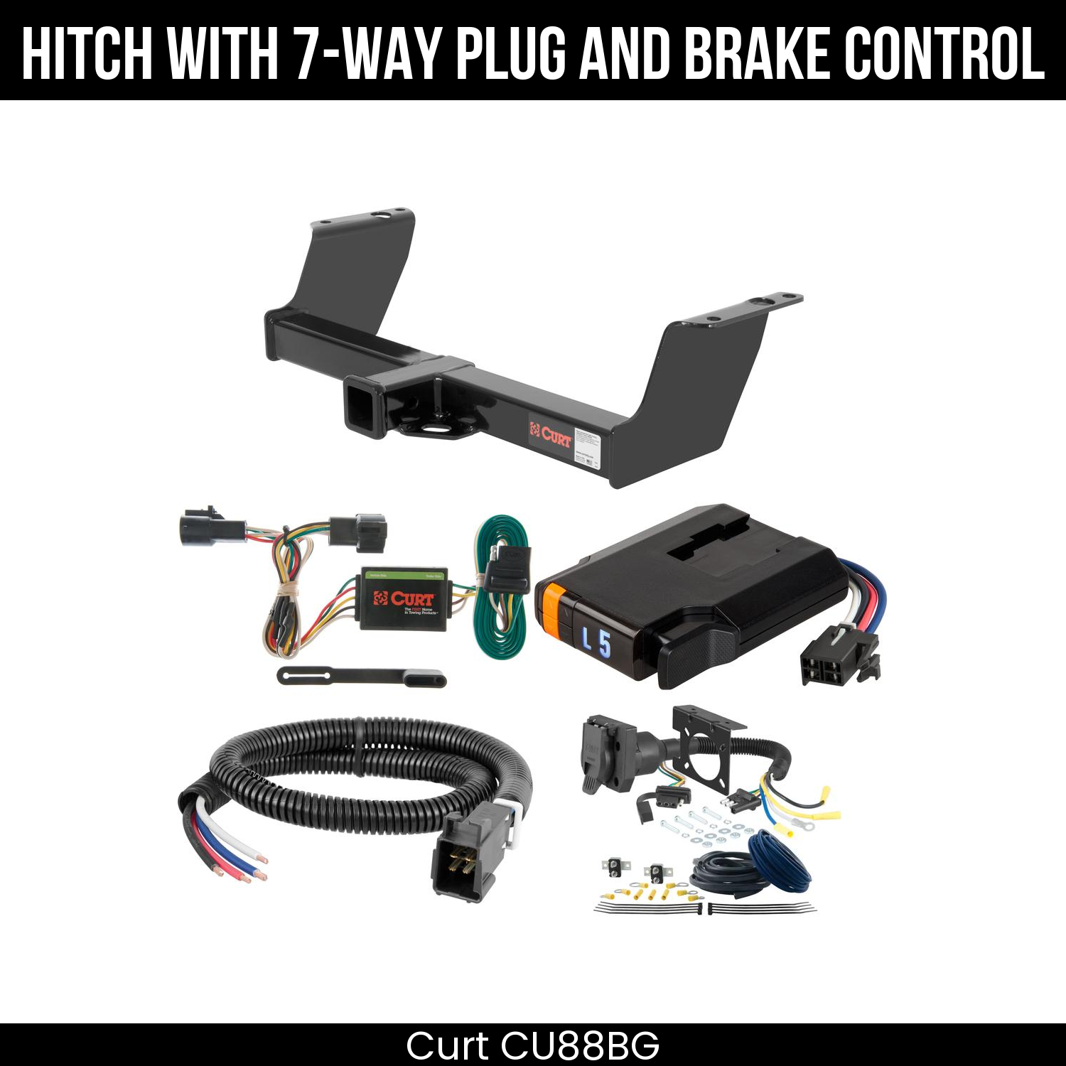 Trailer Hitch , 7-Way , Discovery Next Brake Control