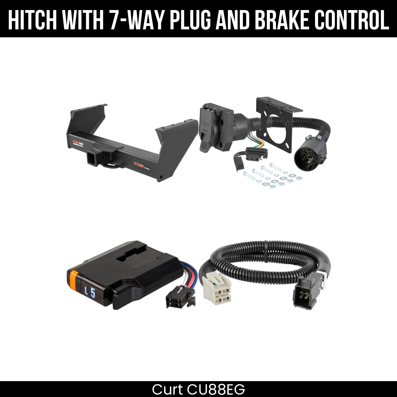 Trailer Hitch , 7-Way , Discovery Next Brake Control