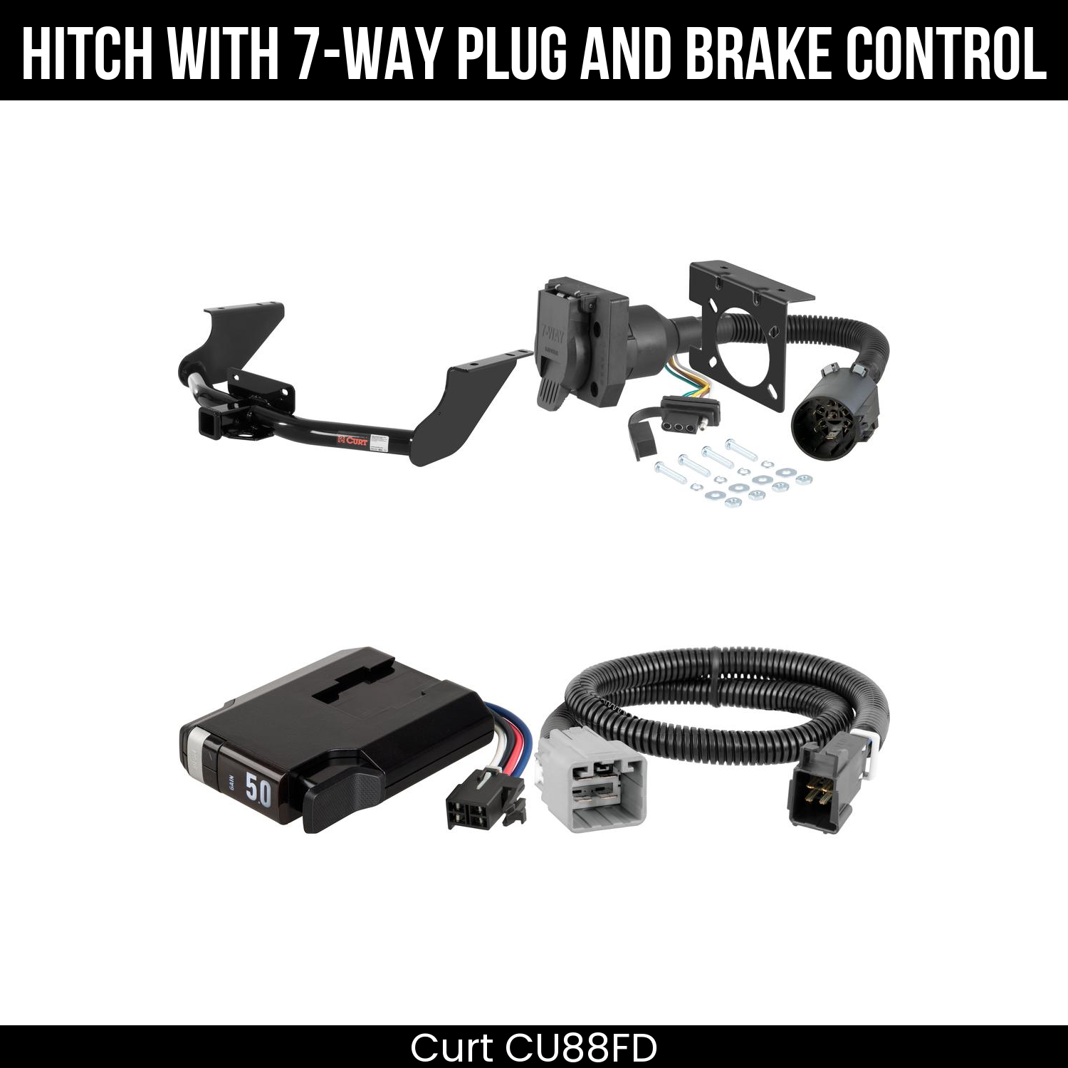 Trailer Hitch , 7-Way , TriFlex NEXT Brake Control