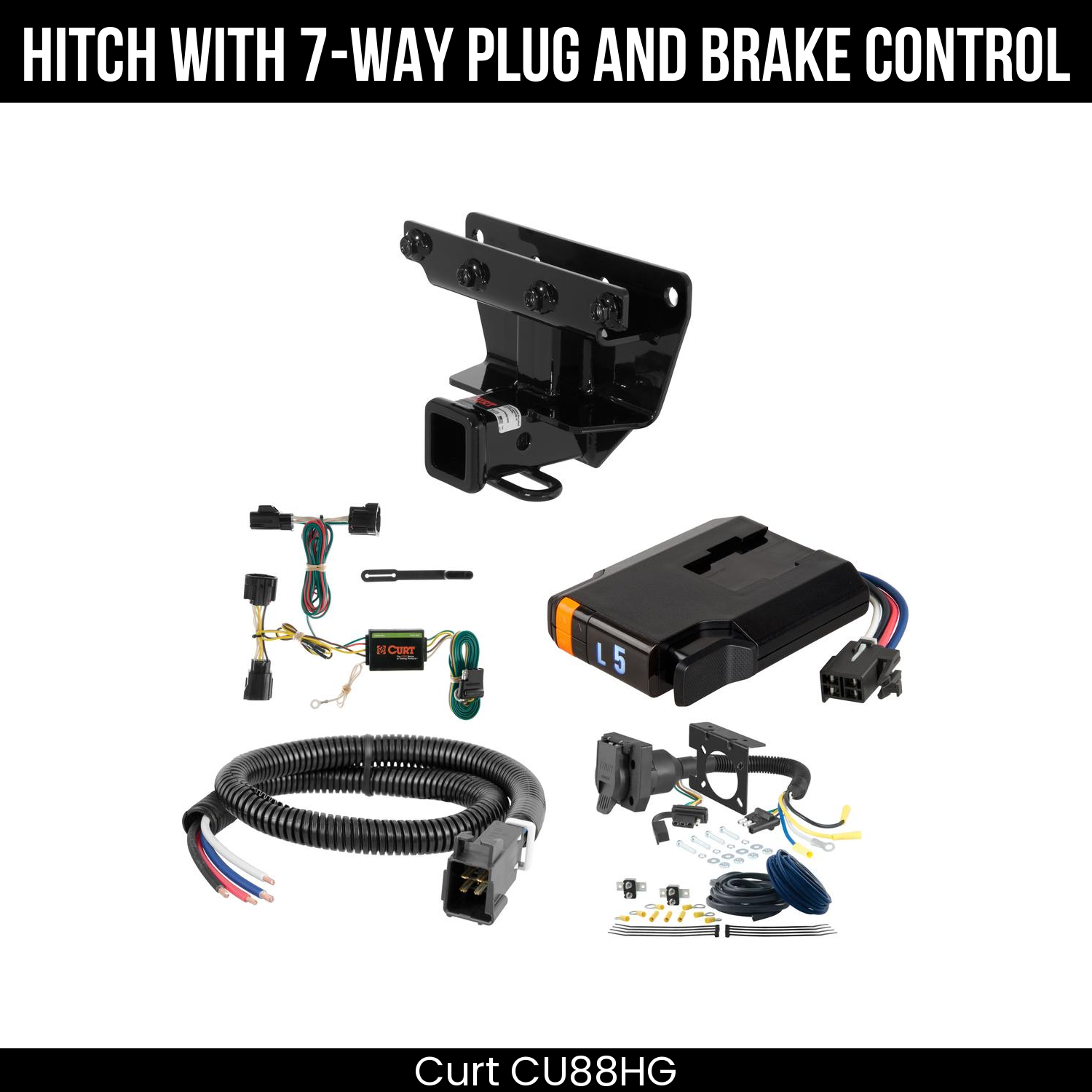 Trailer Hitch , 7-Way , Discovery Next Brake Control