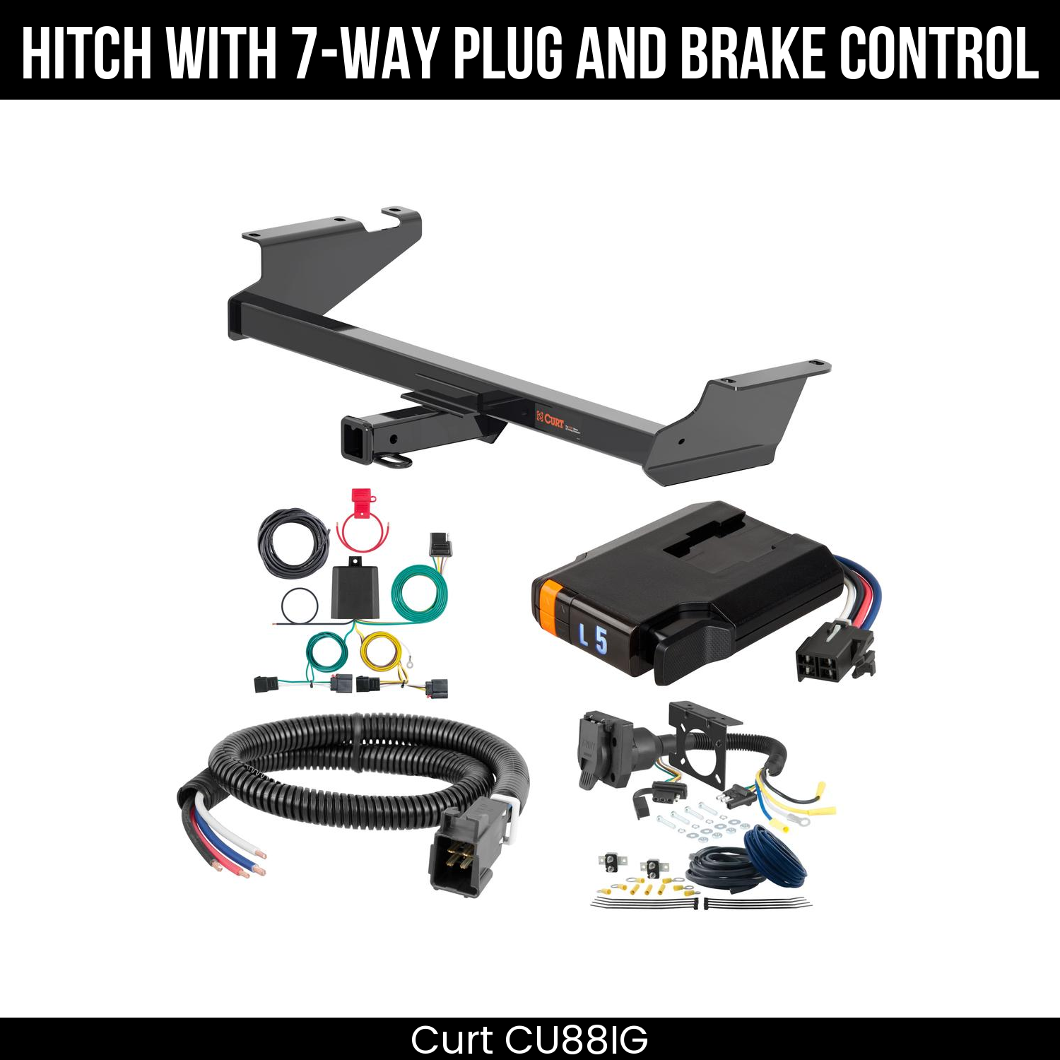 Trailer Hitch , 7-Way , Discovery Next Brake Control