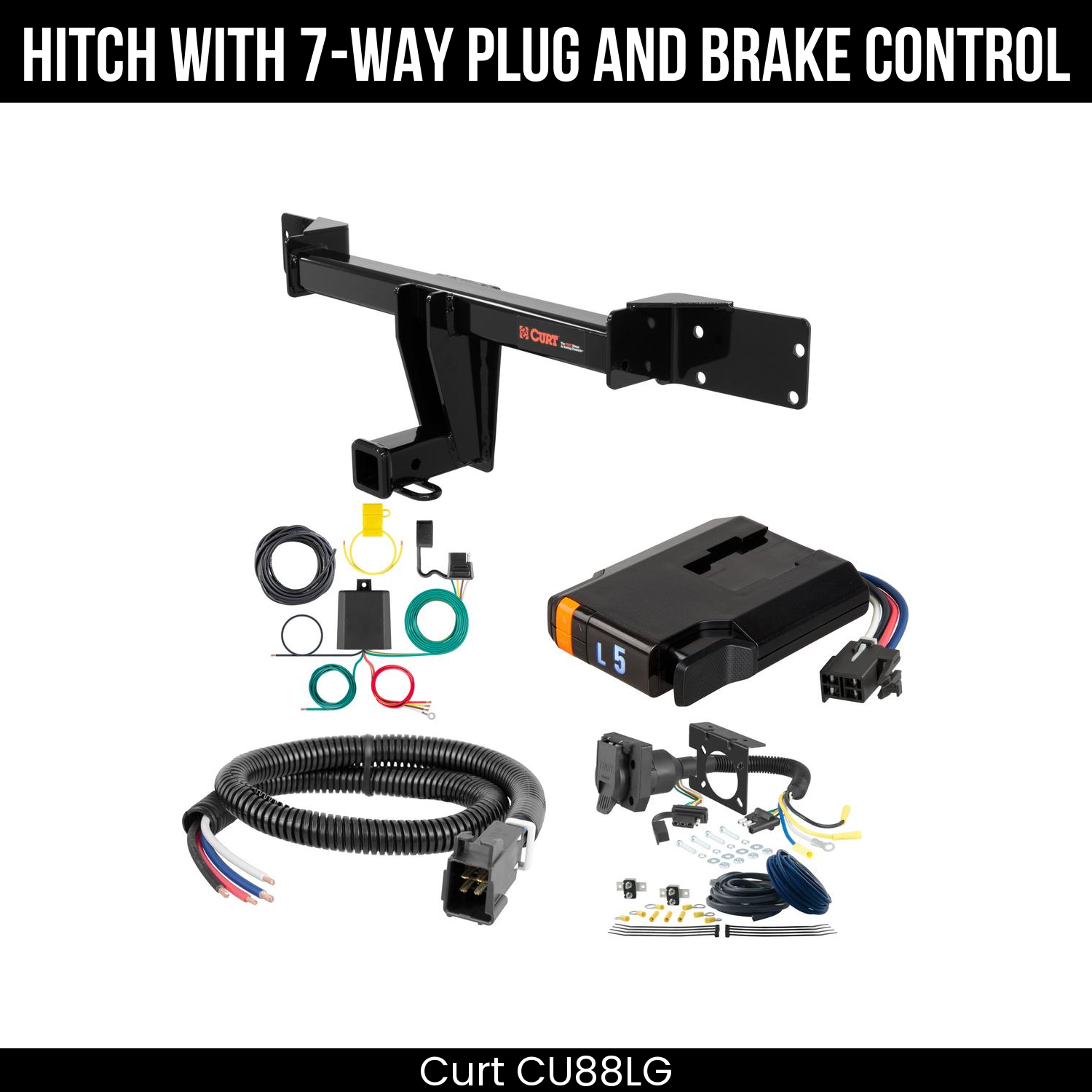 Trailer Hitch , 7-Way , Discovery Next Brake Control