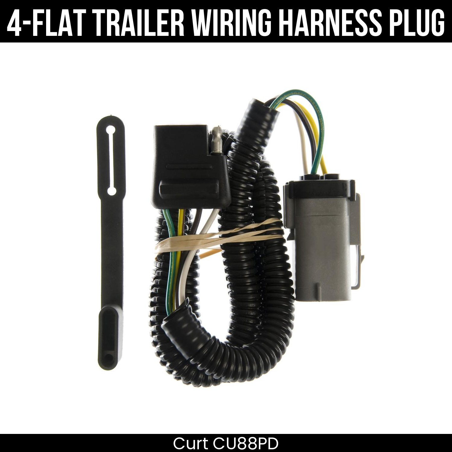 Trailer Wiring 4-Flat Plug Only