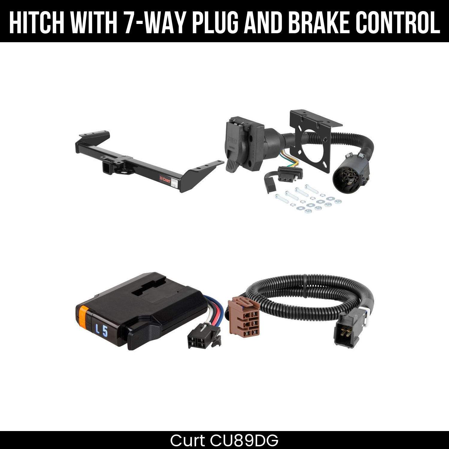 Trailer Hitch , 7-Way , Discovery Next Brake Control