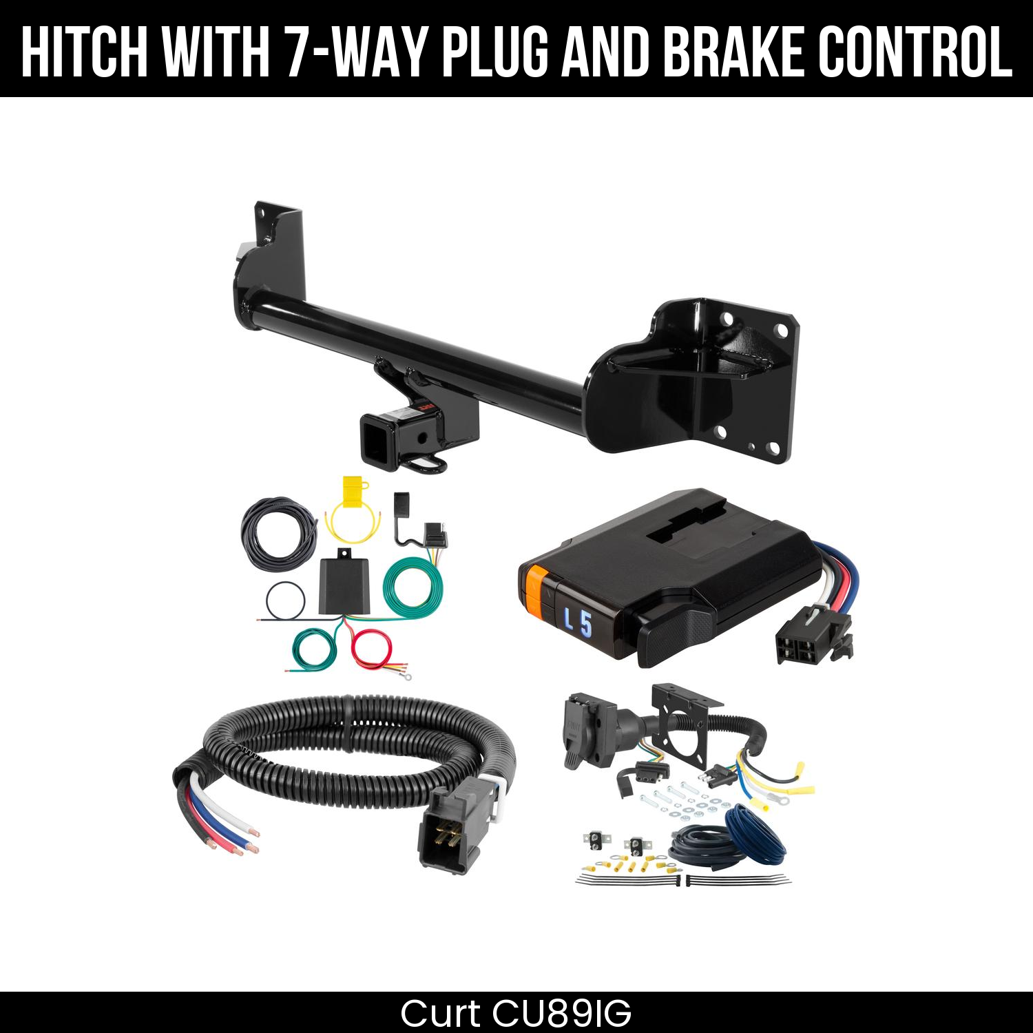 Trailer Hitch , 7-Way , Discovery Next Brake Control
