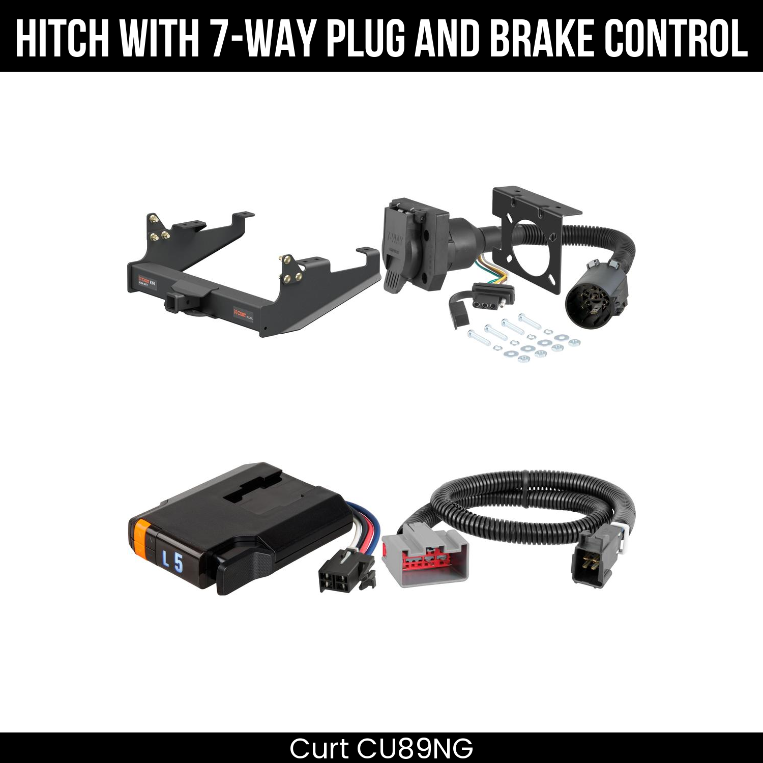 Trailer Hitch , 7-Way , Discovery Next Brake Control