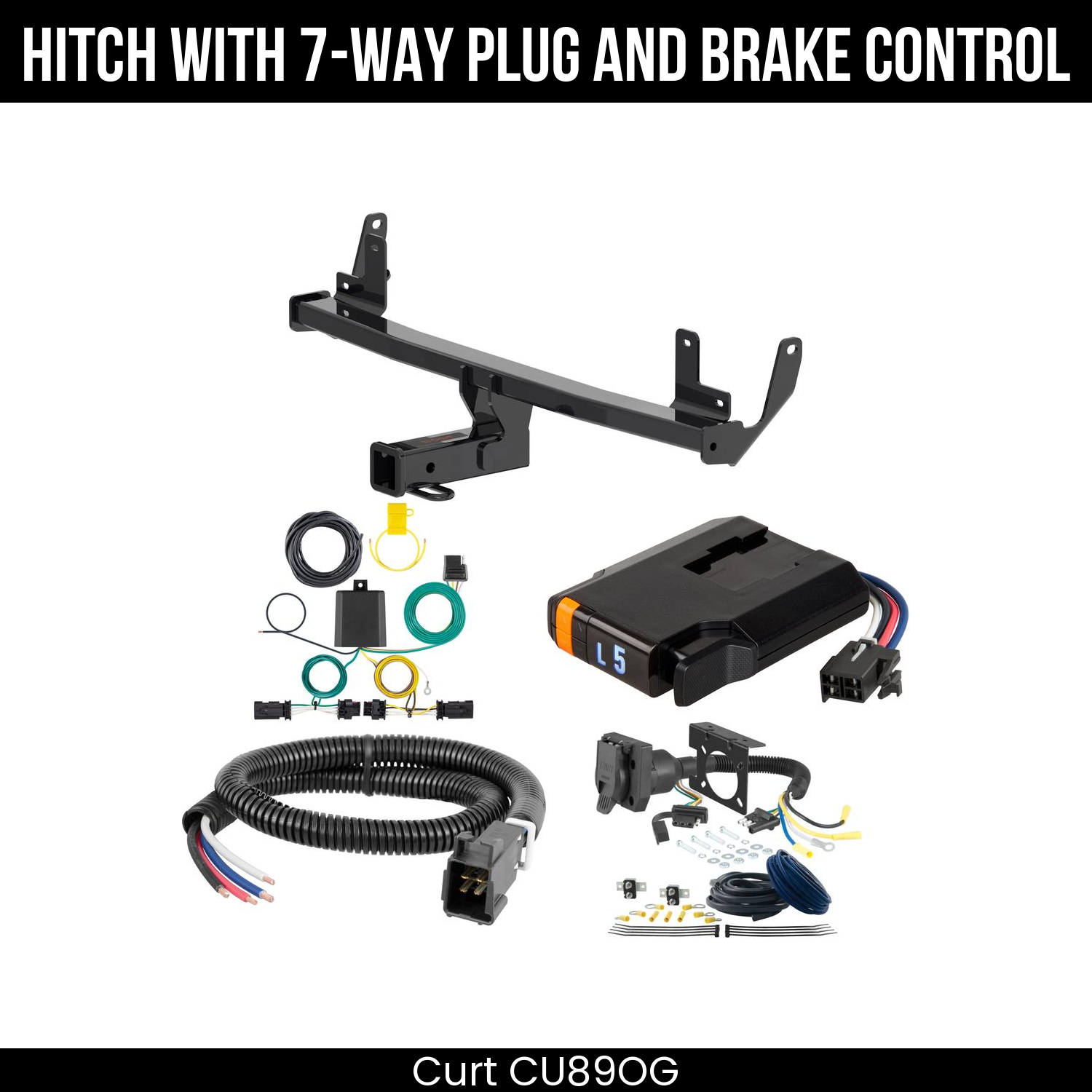 Trailer Hitch , 7-Way , Discovery Next Brake Control