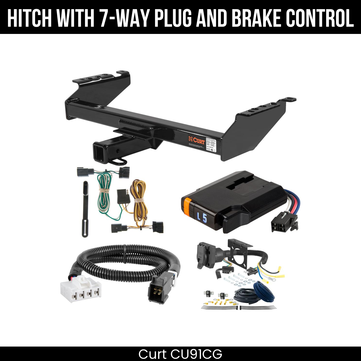 Trailer Hitch , 7-Way , Discovery Next Brake Control