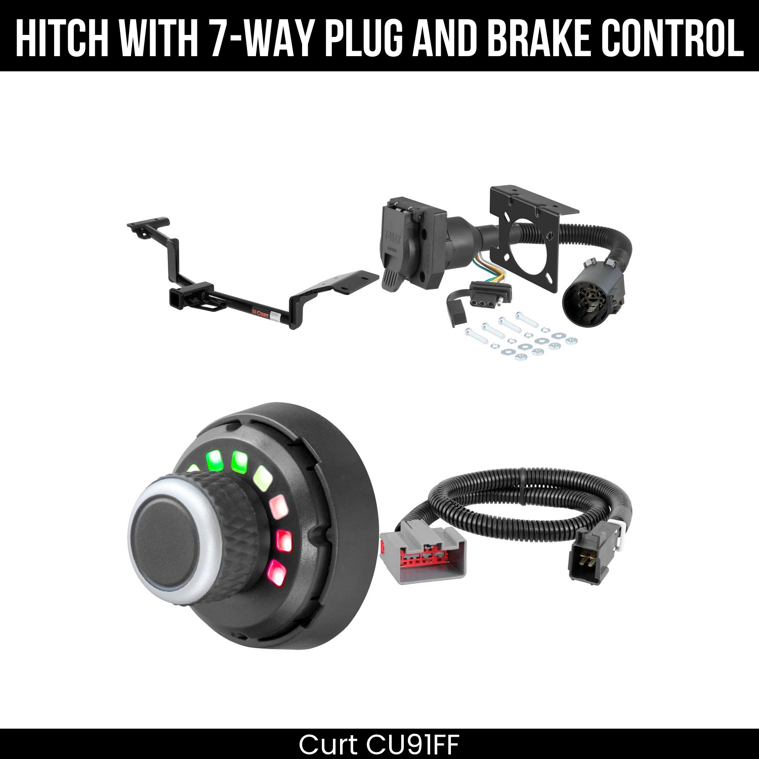 Trailer Hitch , 7-Way , Spectrum Brake Control