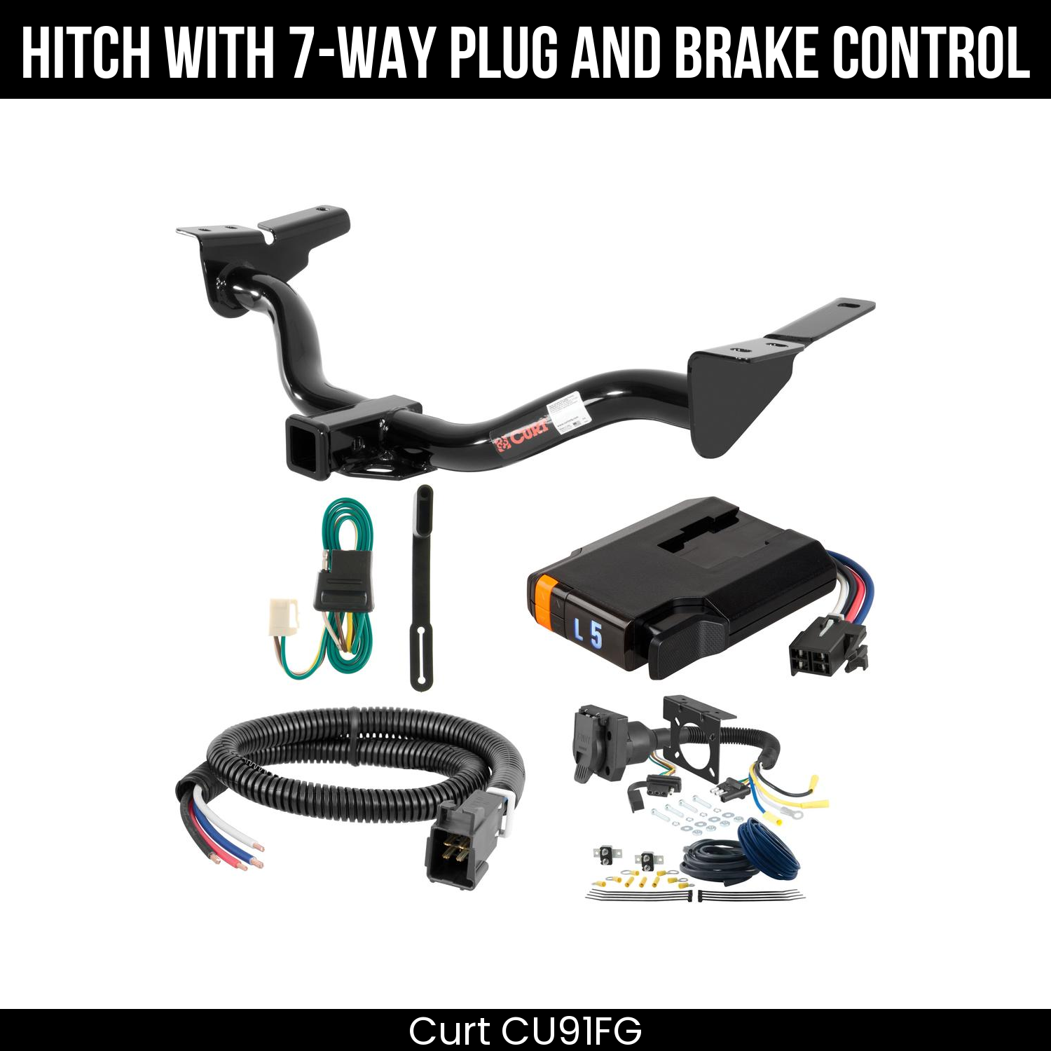 Trailer Hitch , 7-Way , Discovery Next Brake Control