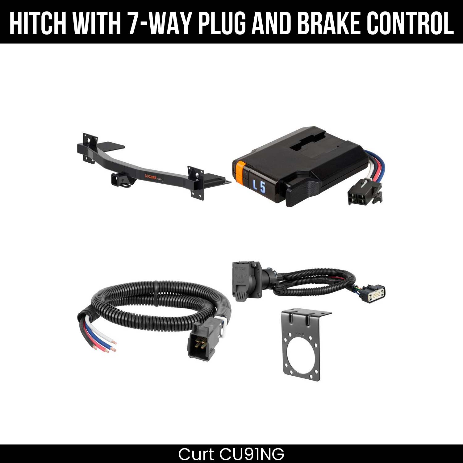 Trailer Hitch , 7-Way , Discovery Next Brake Control