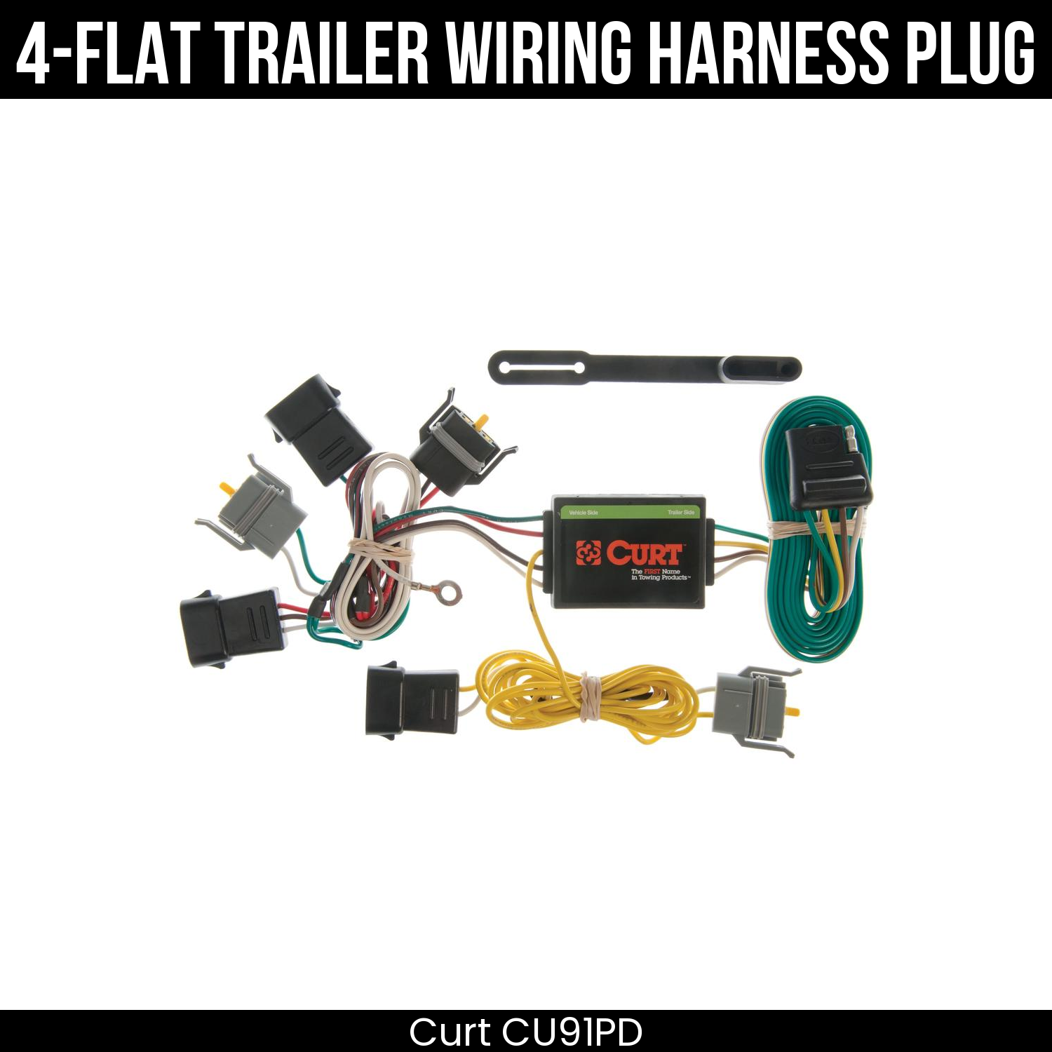 Trailer Wiring 4-Flat Plug Only