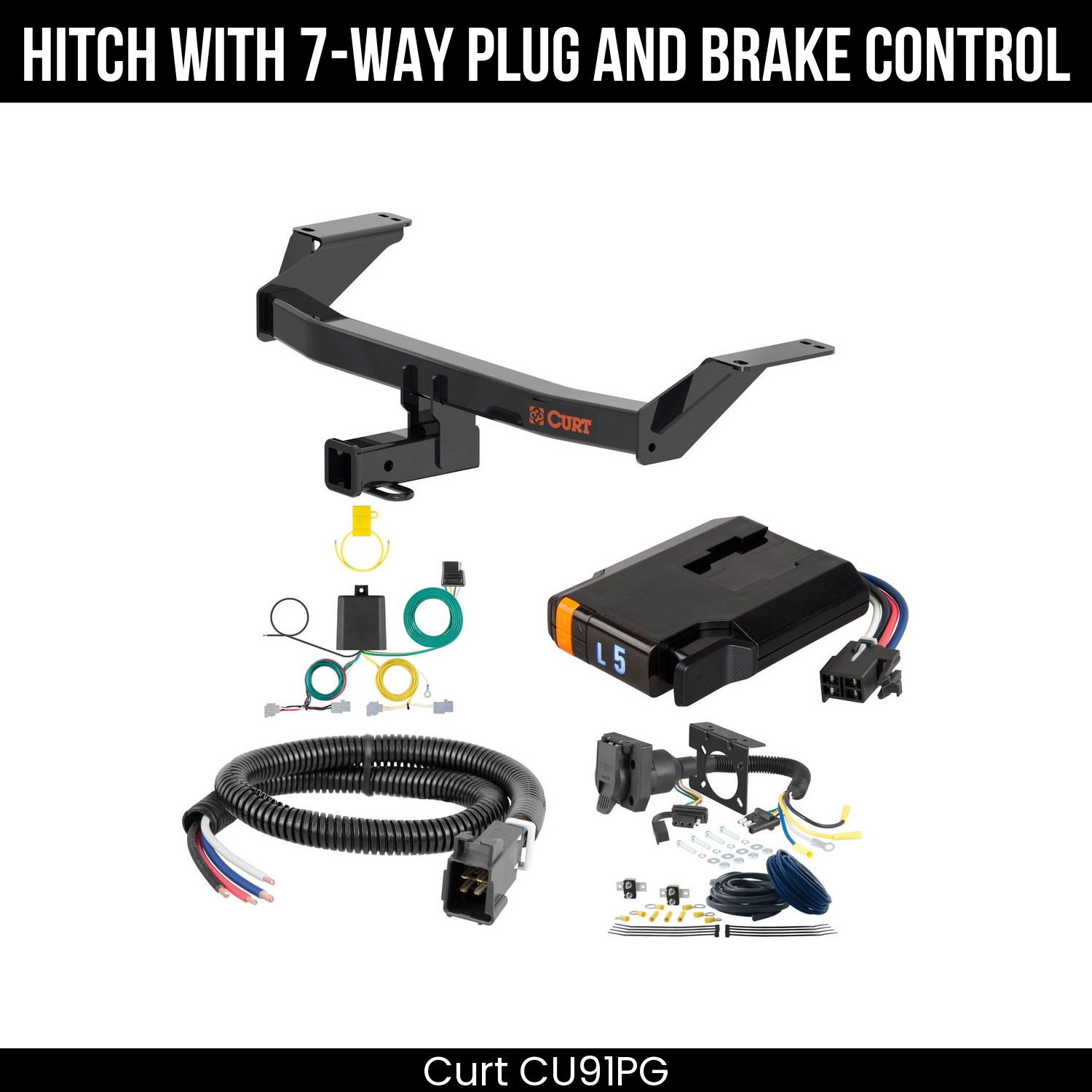 Trailer Hitch , 7-Way , Discovery Next Brake Control