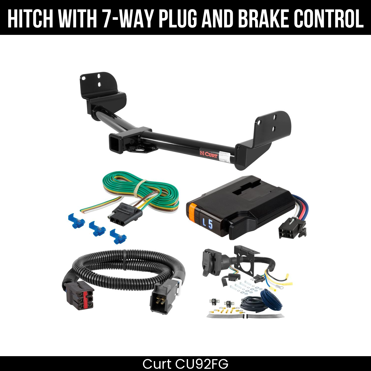 Trailer Hitch , 7-Way , Discovery Next Brake Control