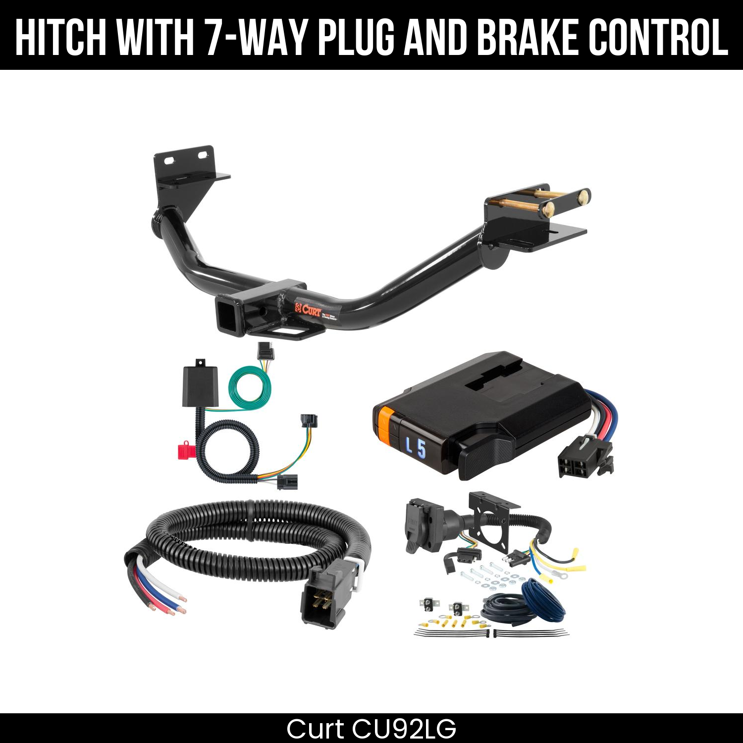 Trailer Hitch , 7-Way , Discovery Next Brake Control