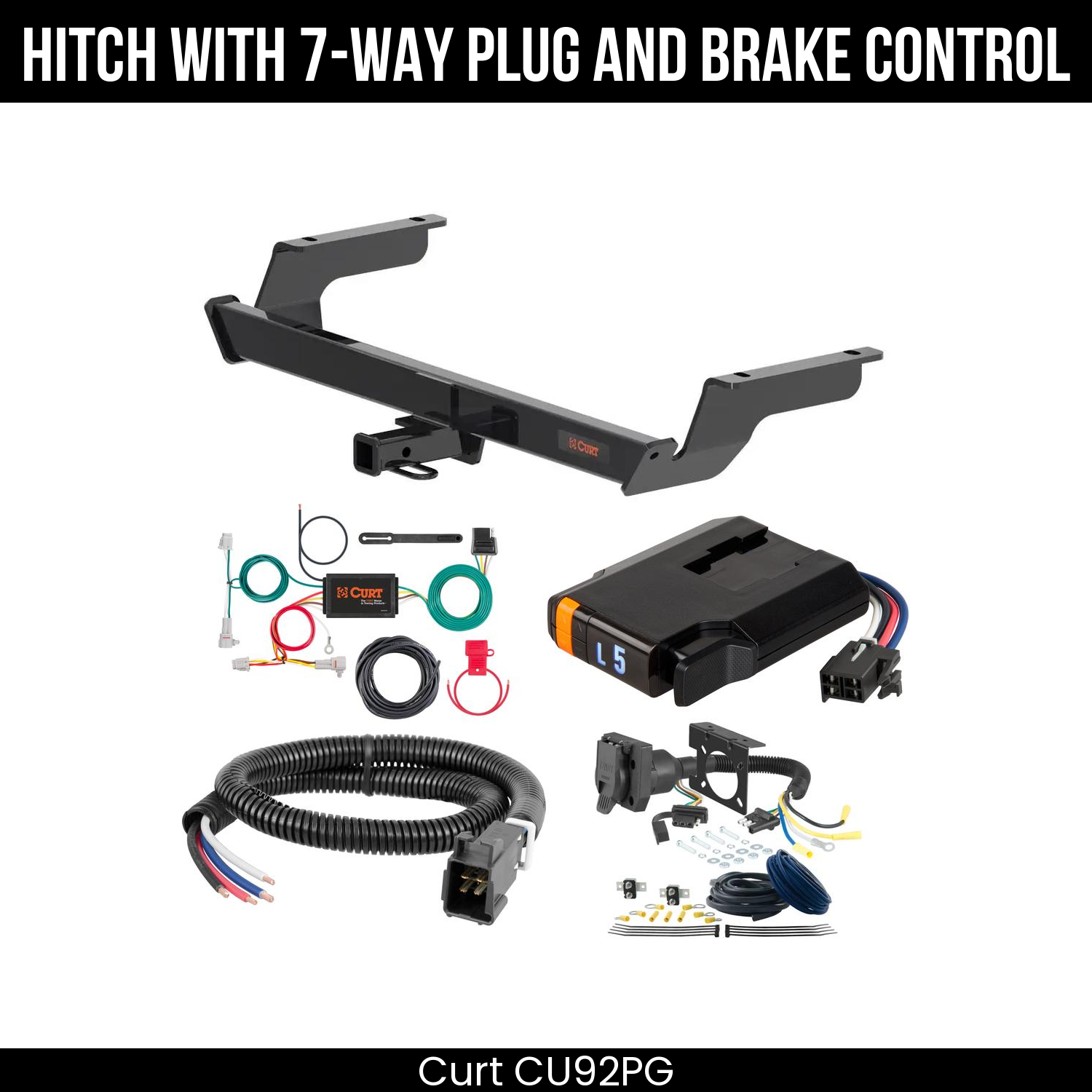 Trailer Hitch , 7-Way , Discovery Next Brake Control
